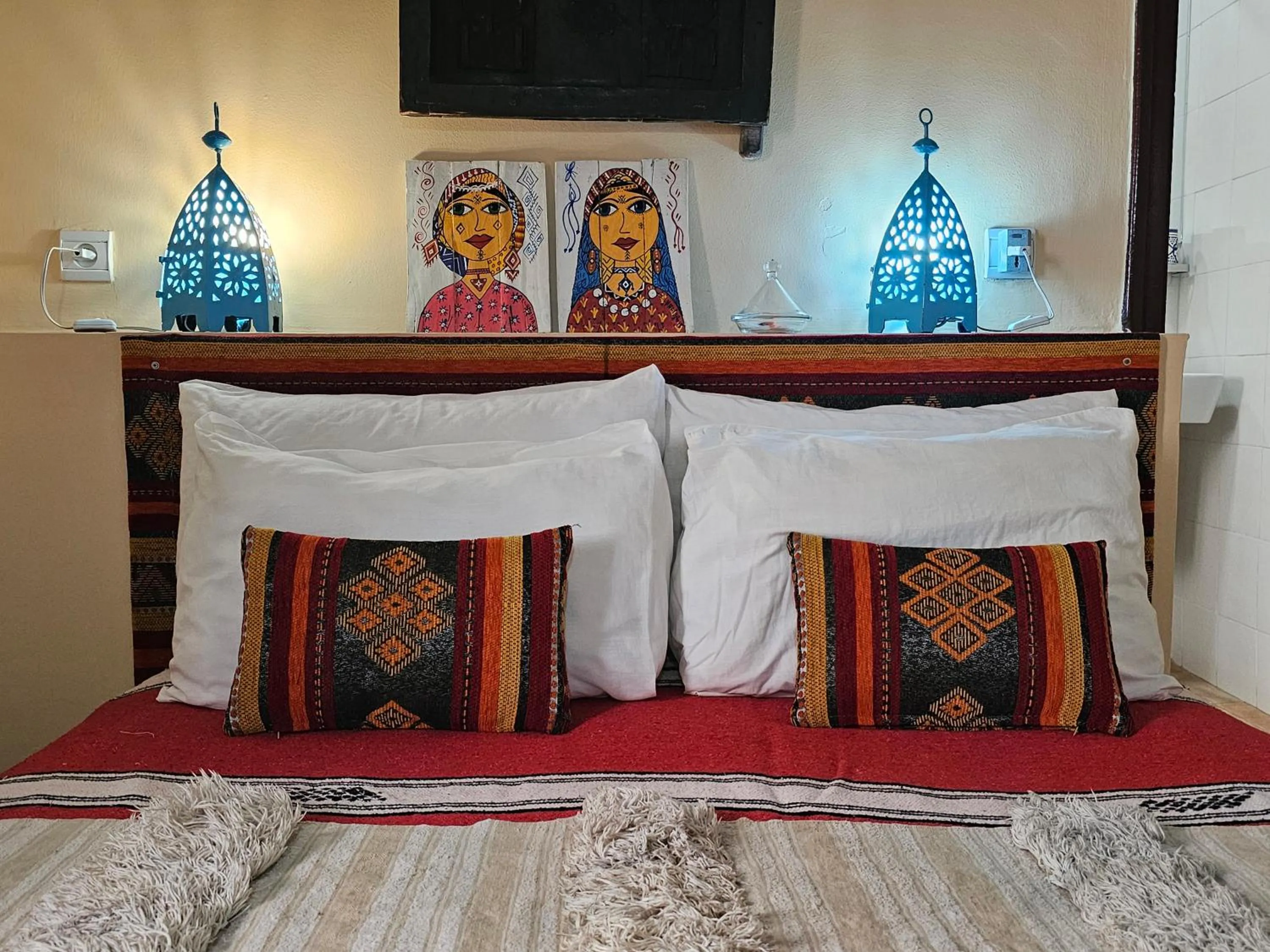 Bed in Riad Dar Rita