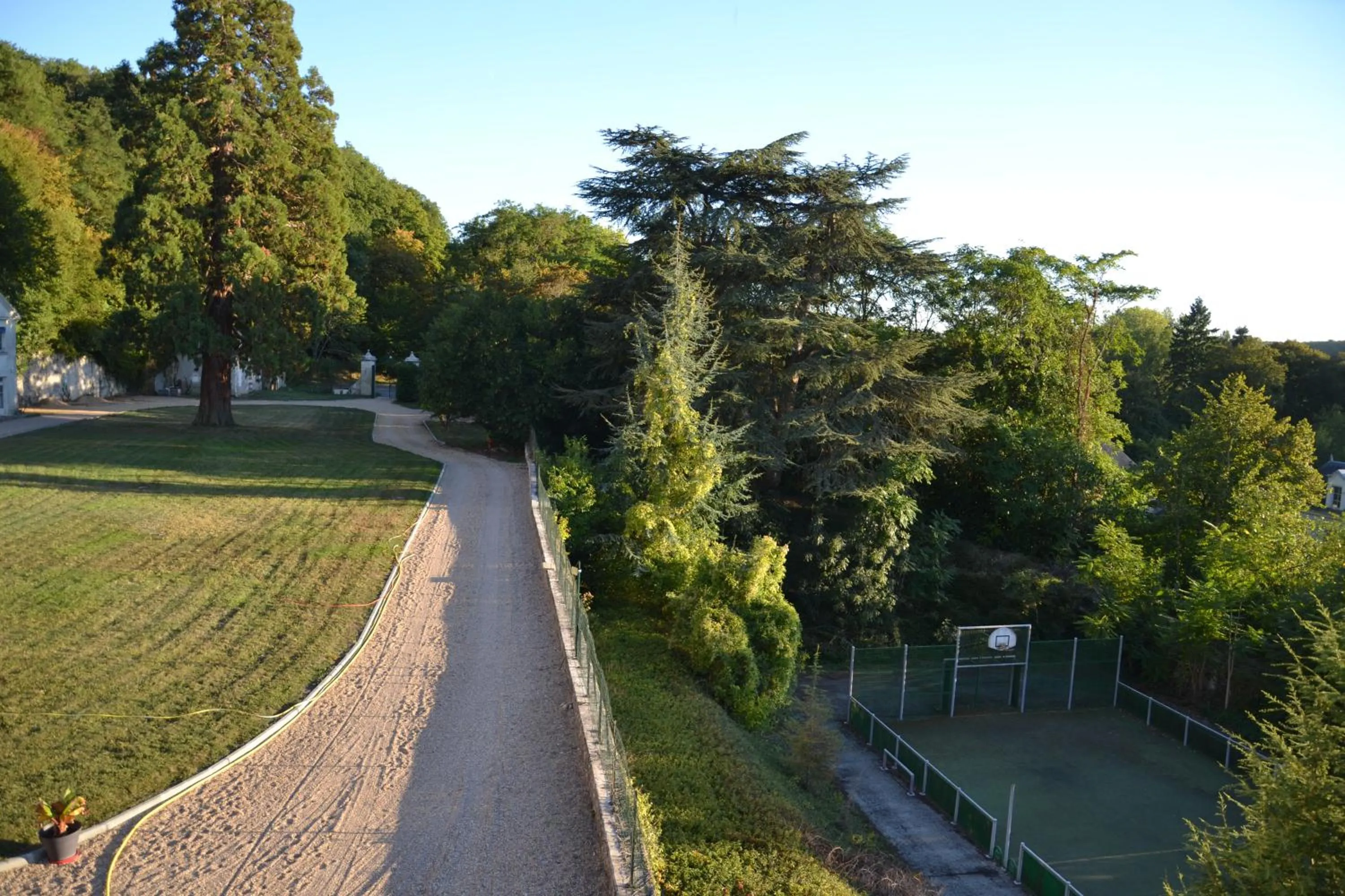 Garden view in Château de Saint Ouen les Vignes