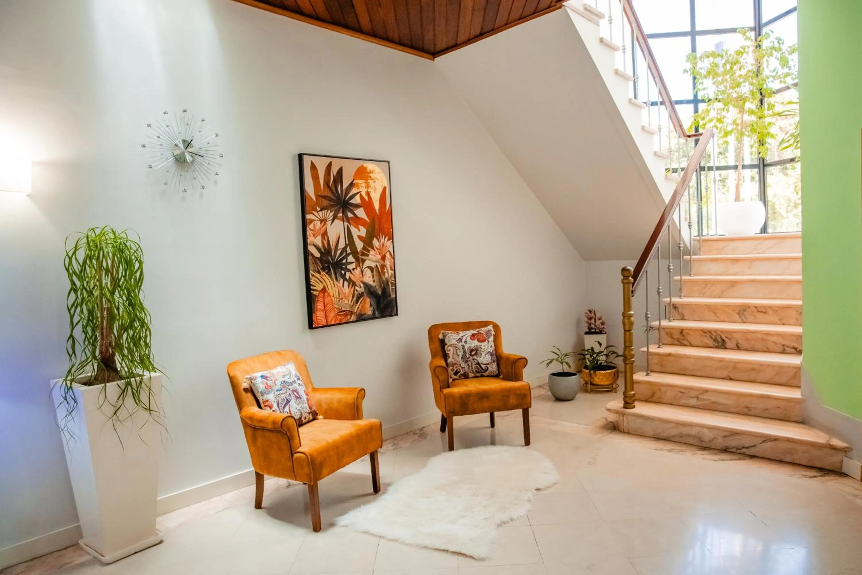 Living room in Hotel Larverde