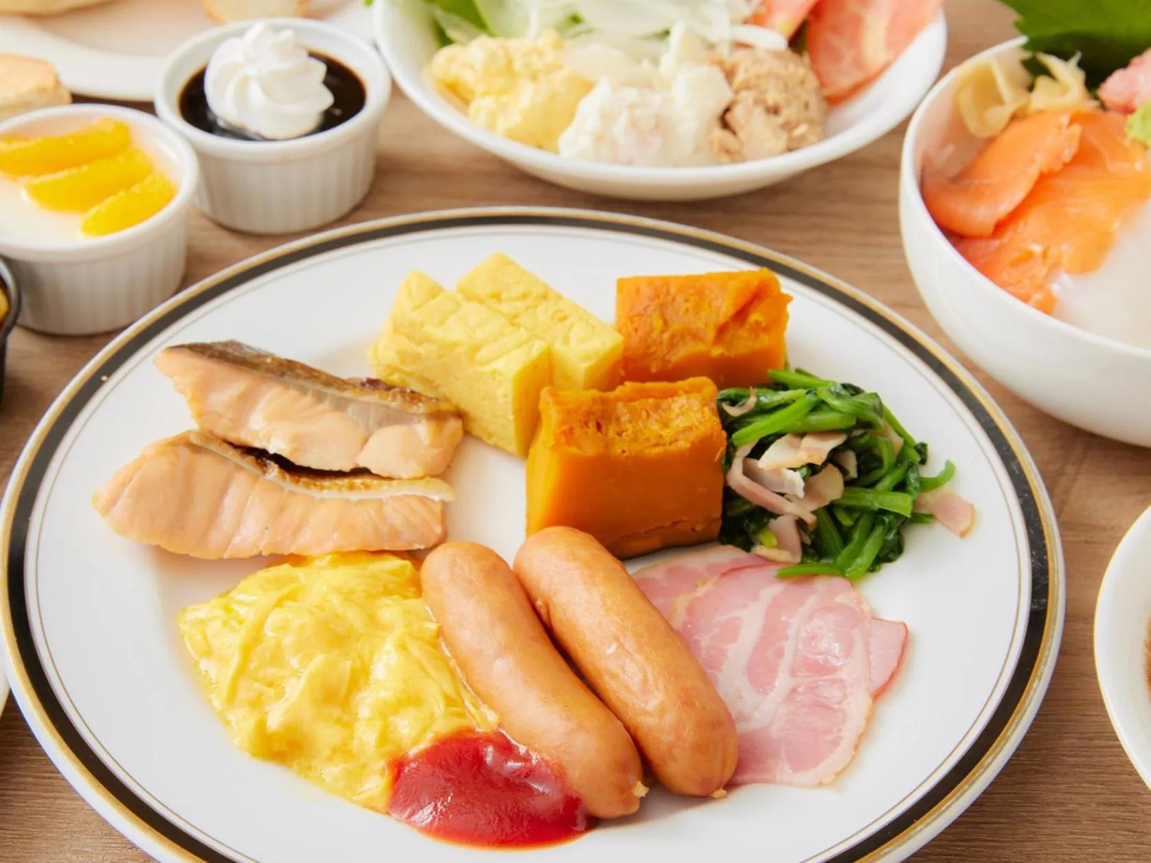 Buffet breakfast in Hotel Shuranza Chiba