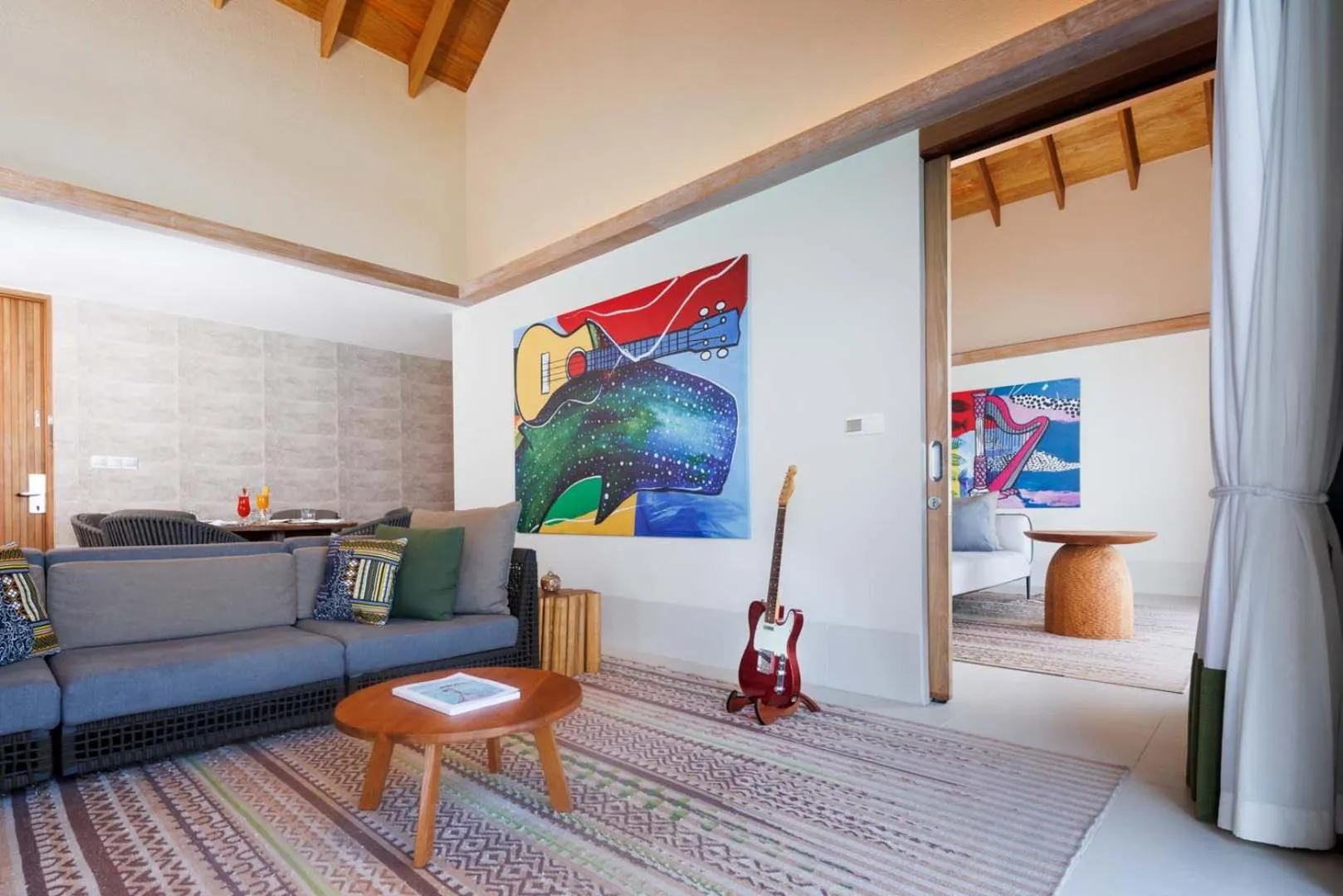 Living room in Hard Rock Hotel Maldives - FREE transfer for stays from 01st Mar to 31st Oct 2026