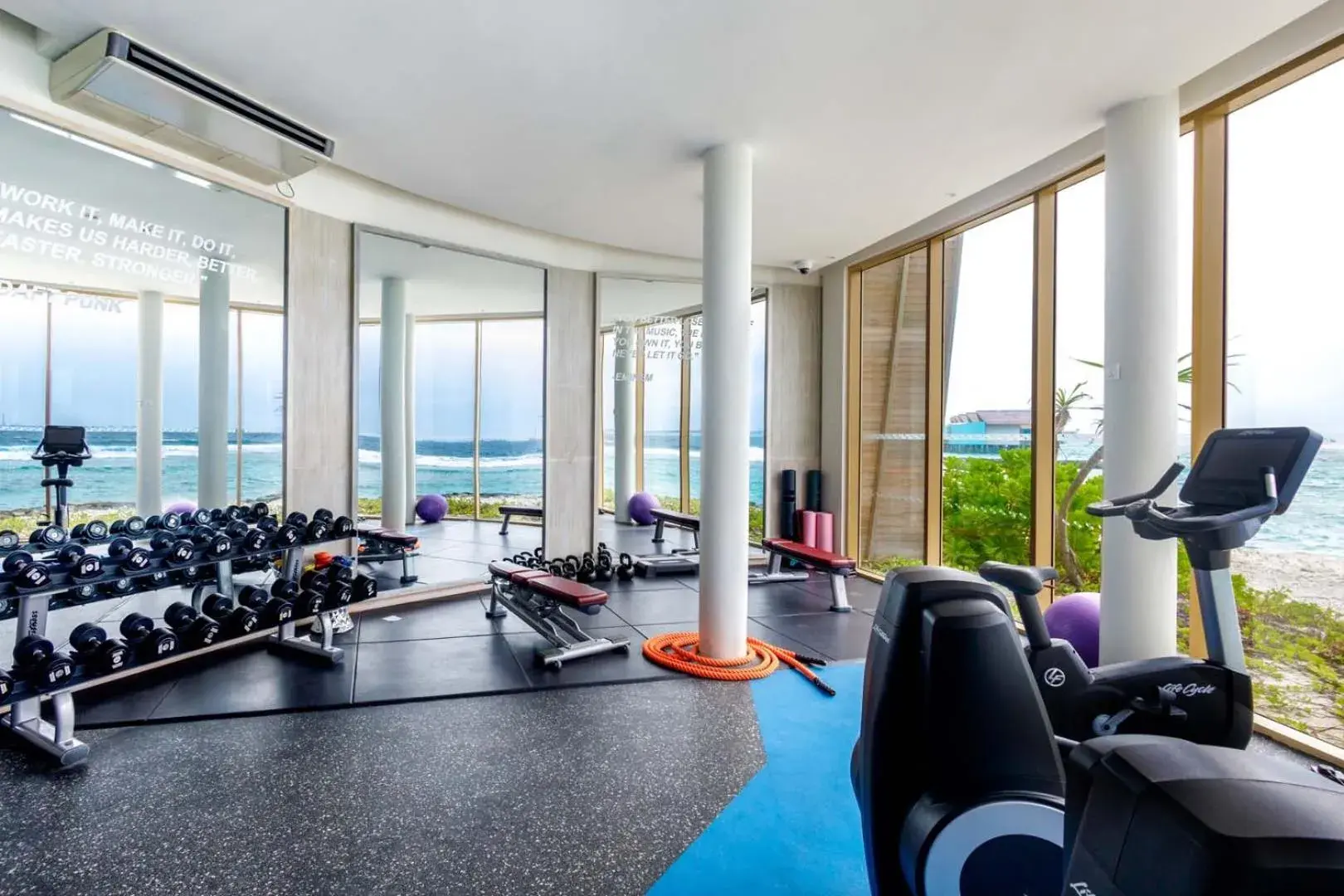 Fitness centre/facilities in Hard Rock Hotel Maldives - FREE transfer for stays from 01st Mar to 31st Oct 2026 Fitness centre/facilities in Hard Rock Hotel Maldives - FREE transfer for stays from 01st Mar to 31st Oct 2026
