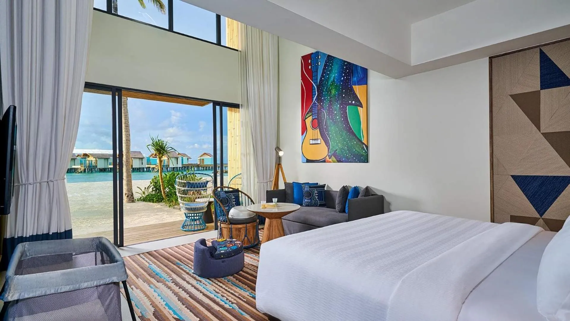 Sea view, Bed in Hard Rock Hotel Maldives - FREE transfer for stays until 21st Dec 2025 and 11th Jan to 30th Apr 2026