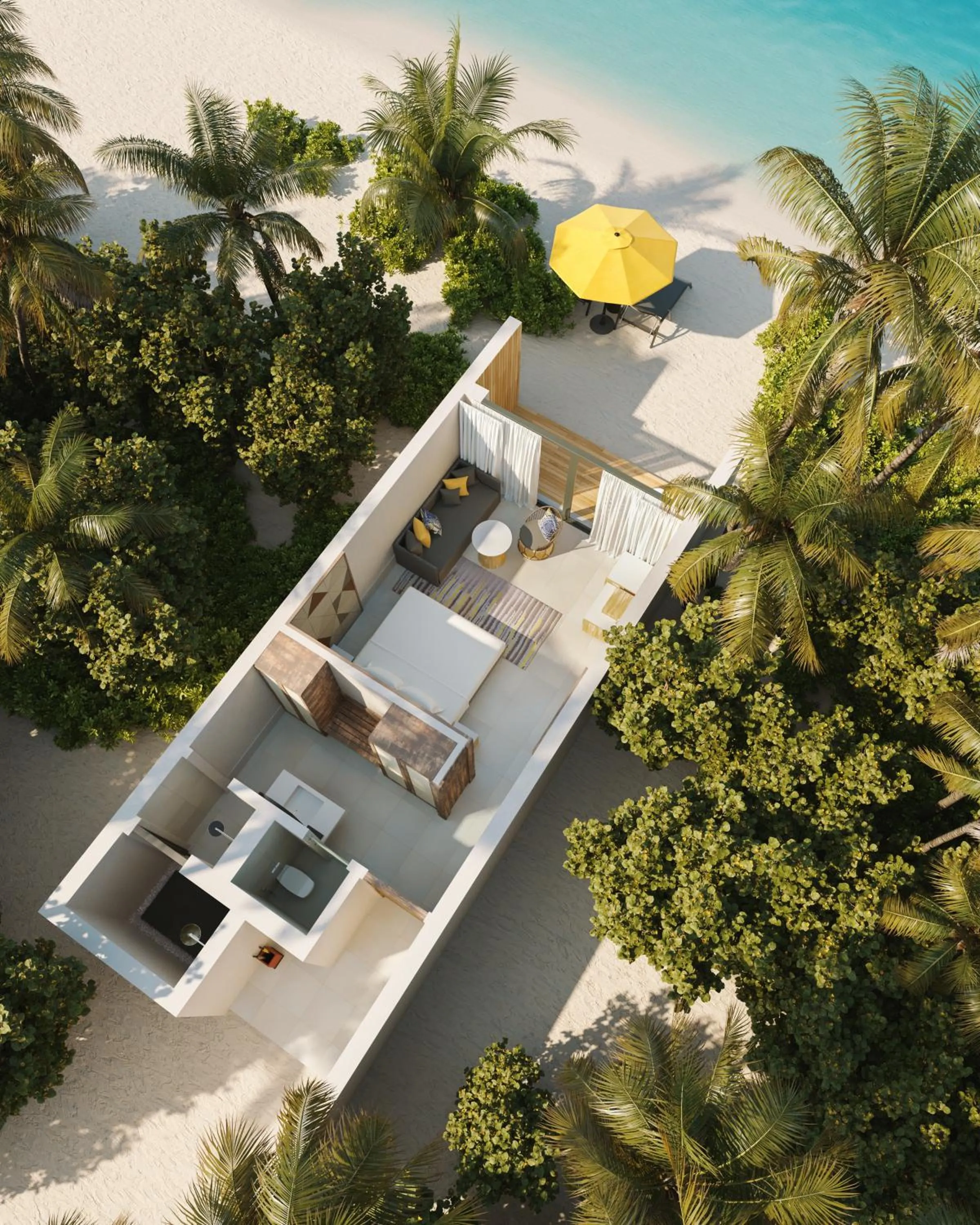 Floor plan in Hard Rock Hotel Maldives - FREE transfer for stays until 21st Dec 2025 and 11th Jan to 30th Apr 2026