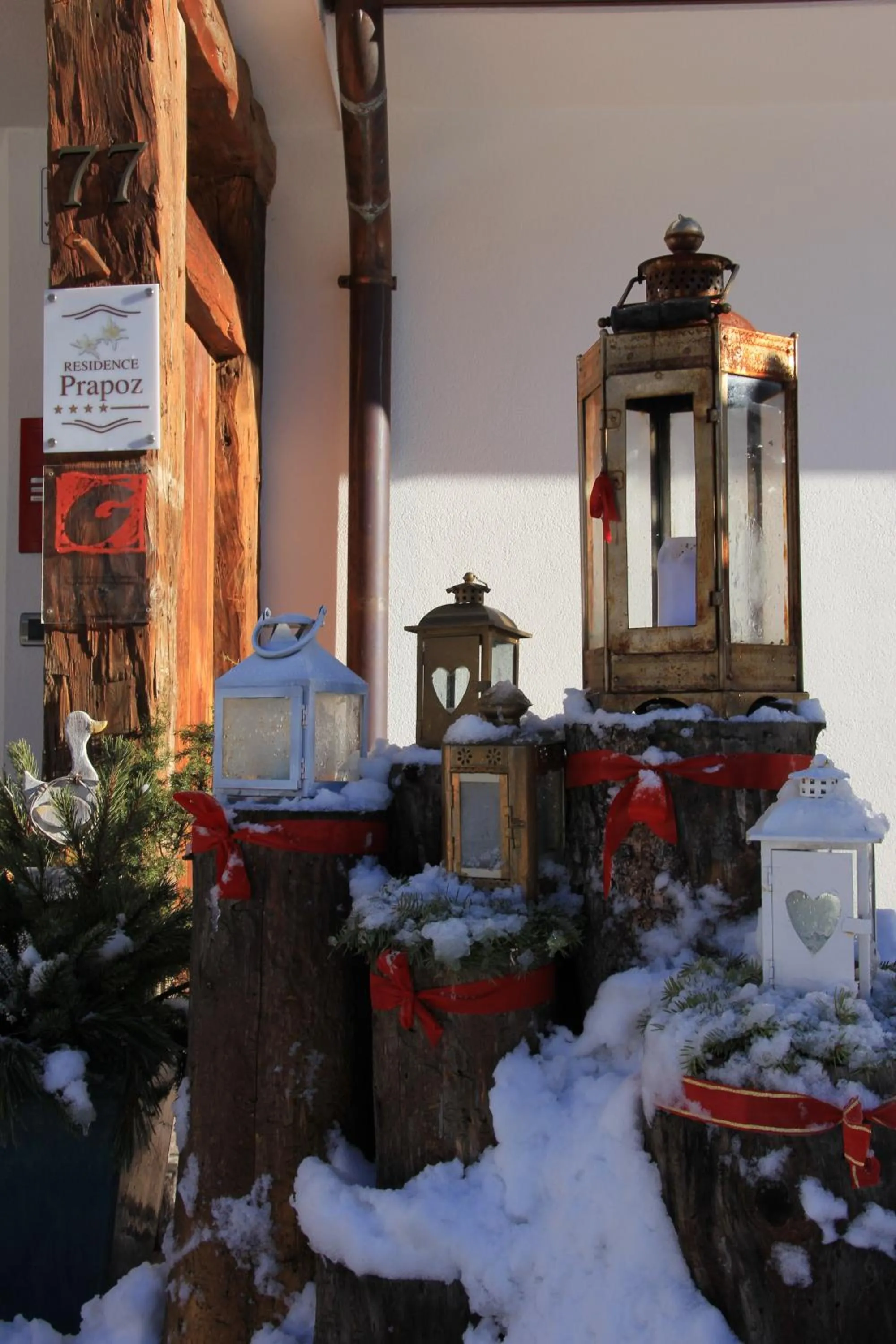 Decorative detail in Residence Prapoz