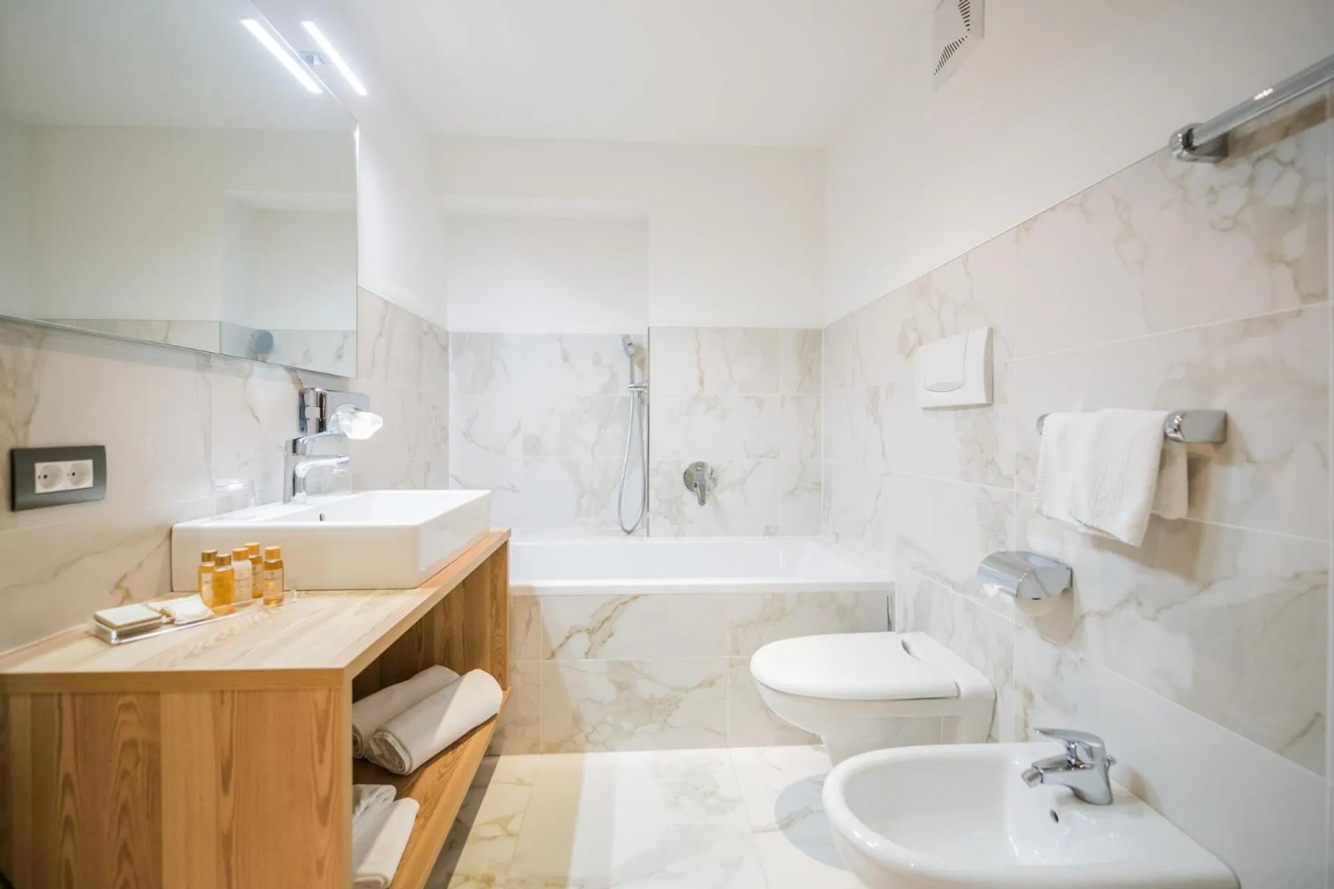 Bathroom in Hotel Rodella