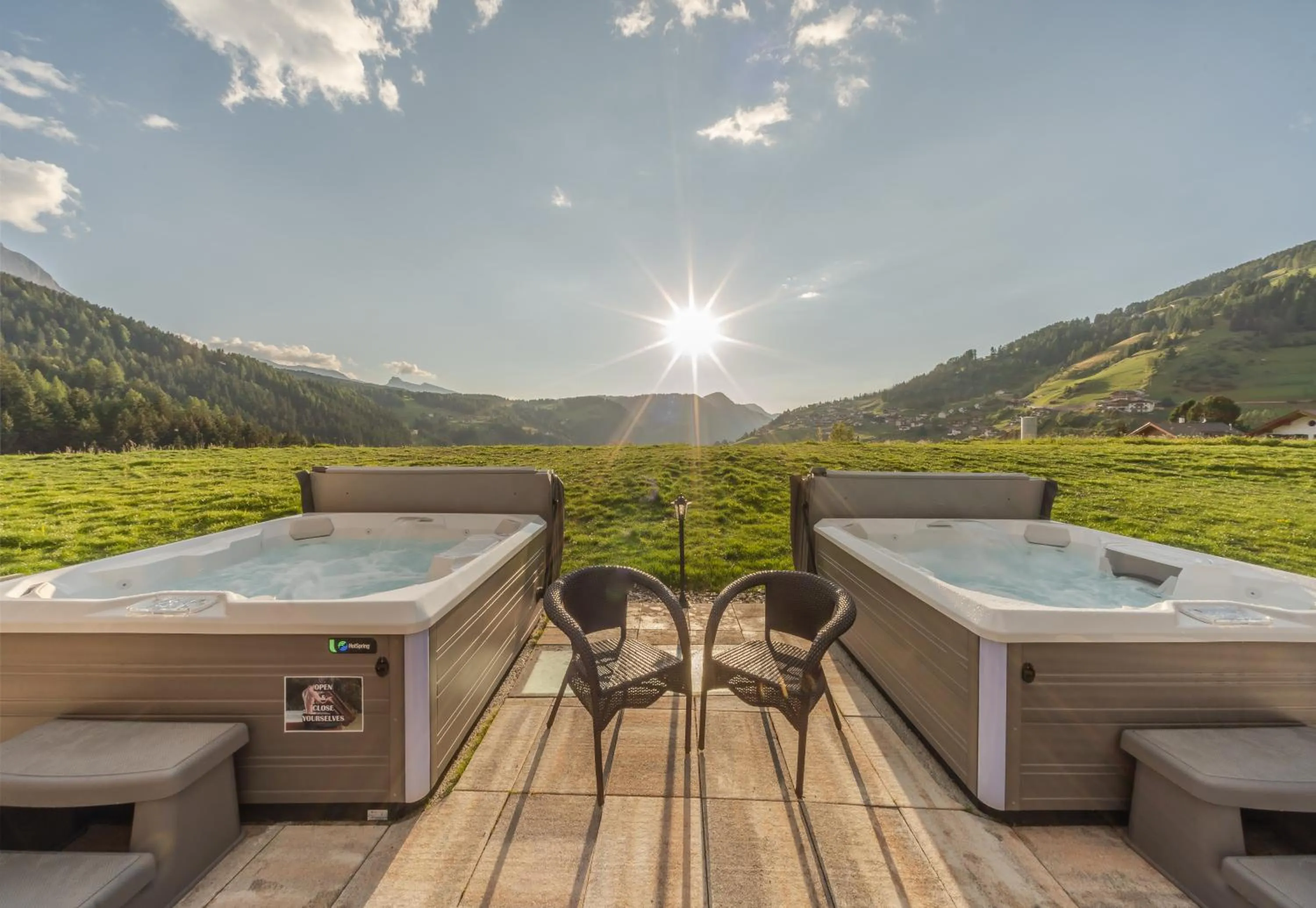 Hot Tub in Hotel Rodella