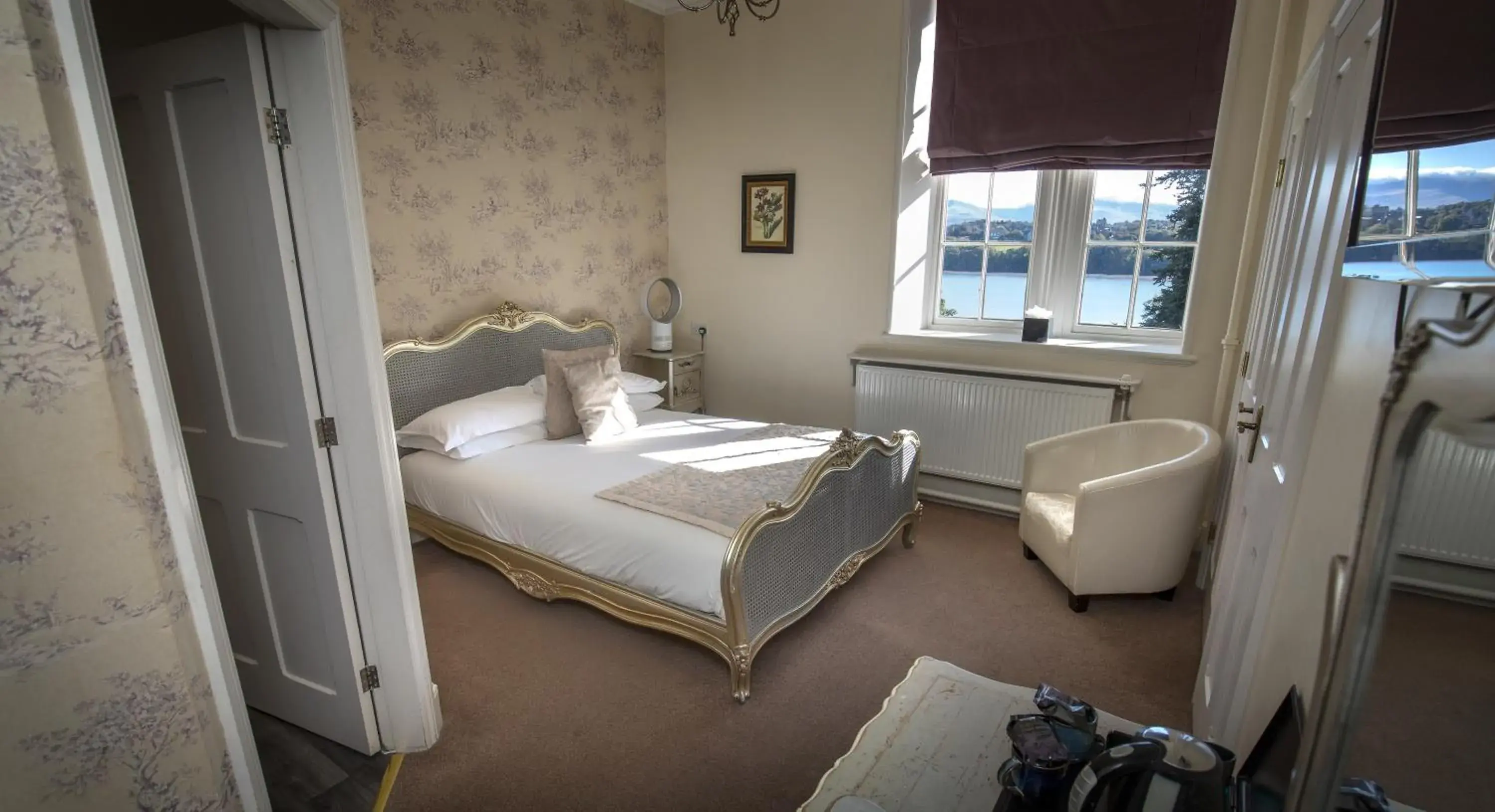 Sea View Double Room in Château Rhianfa Sea View Double Room in Château Rhianfa