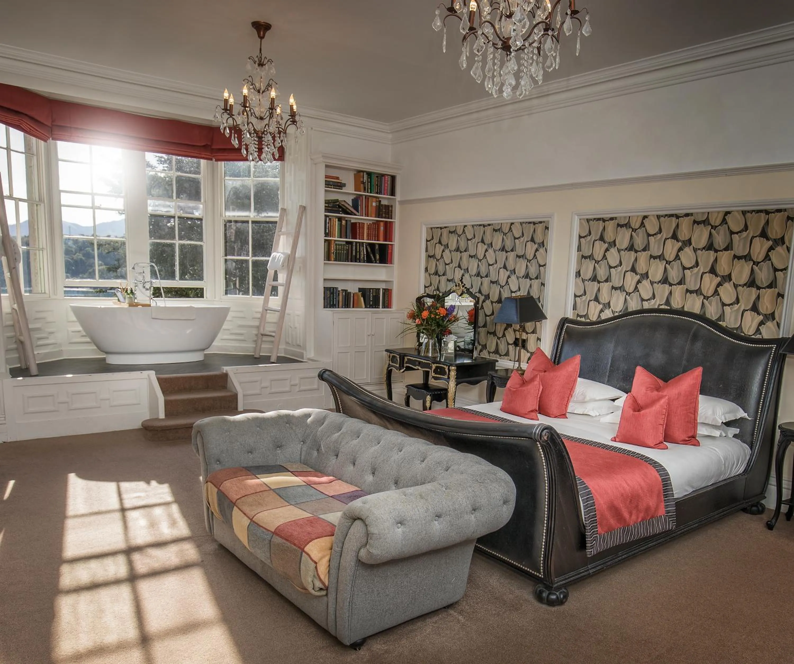 Bed in Château Rhianfa