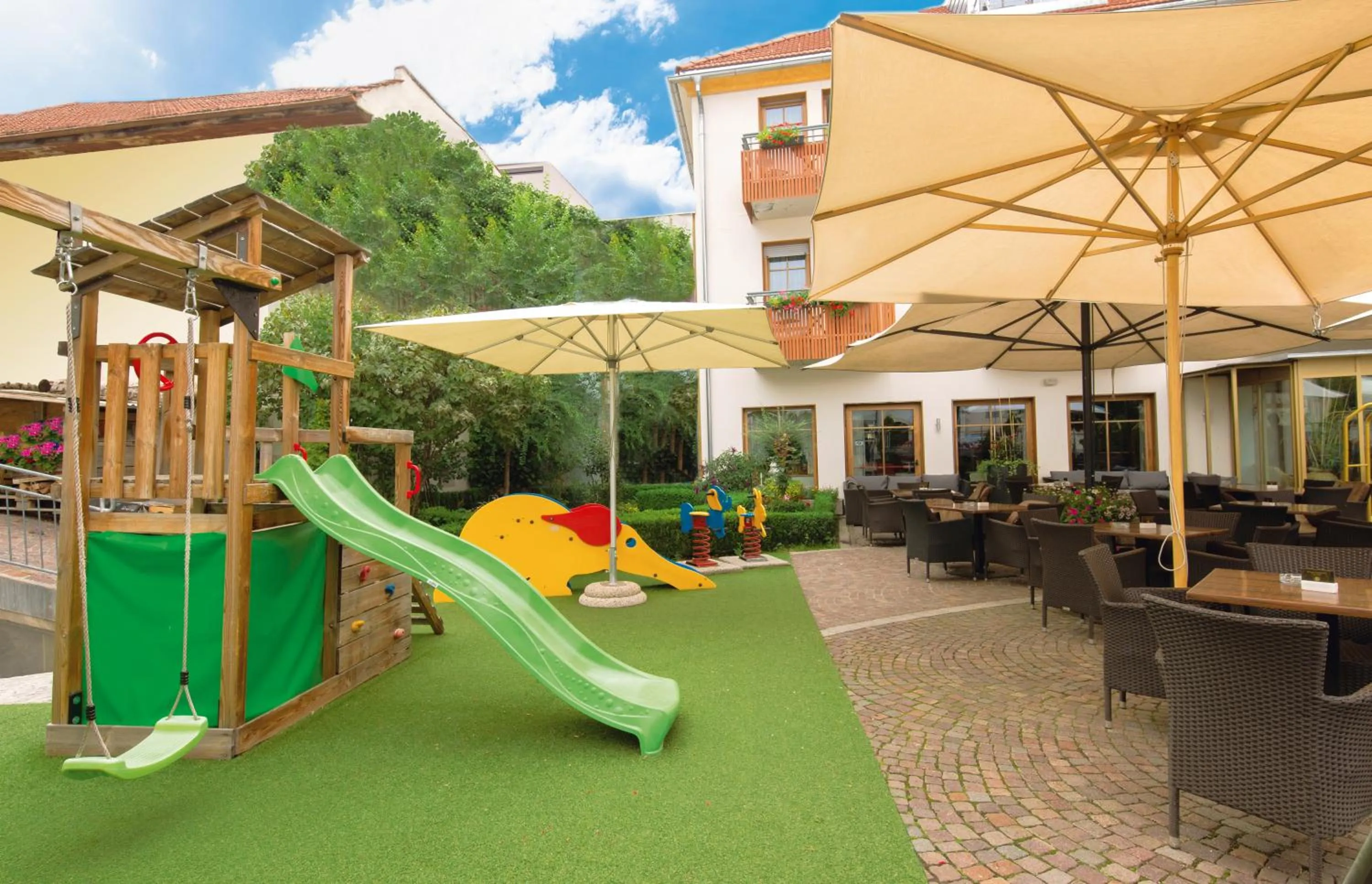 Balcony/Terrace in Hotel Engel