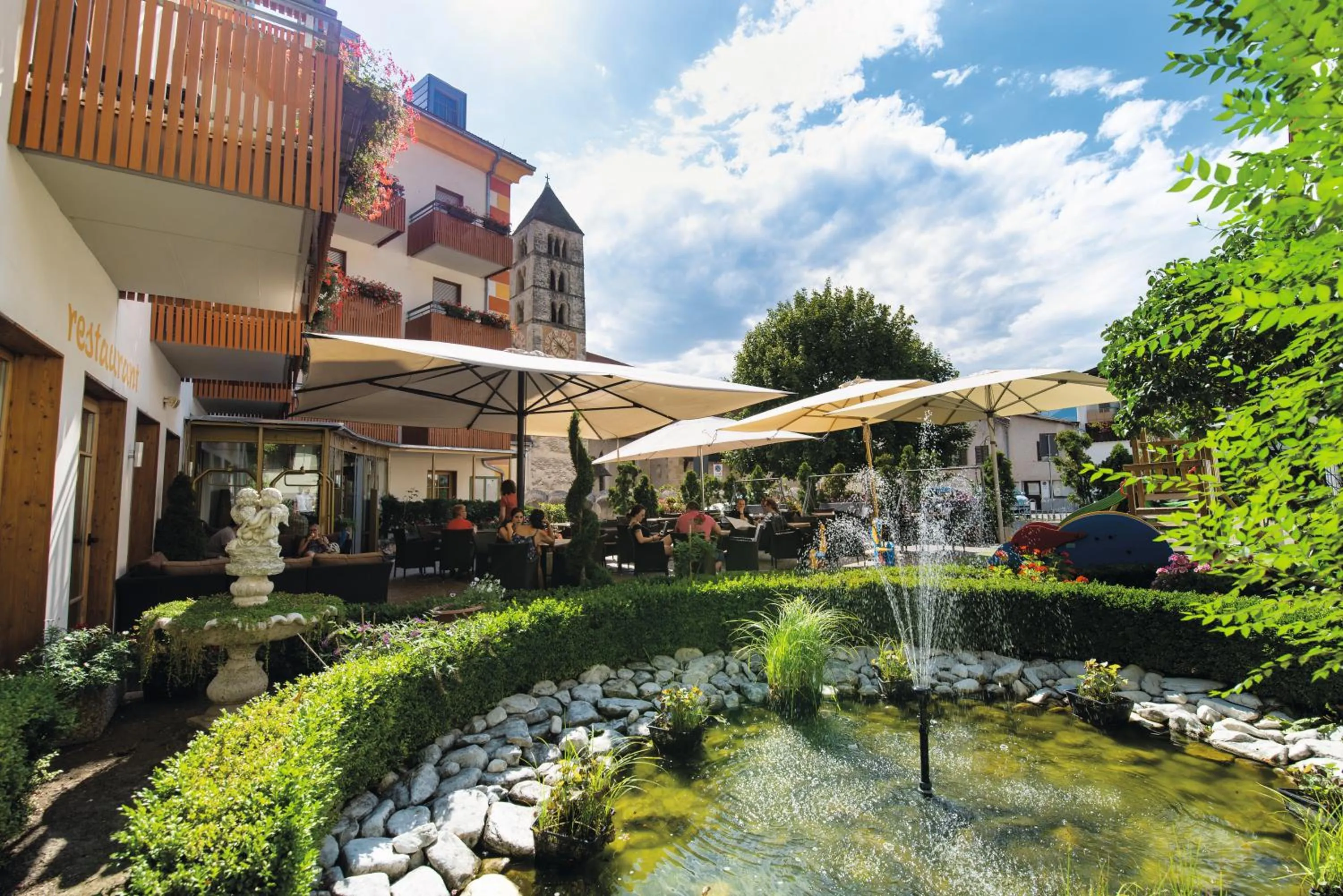 Patio in Hotel Engel