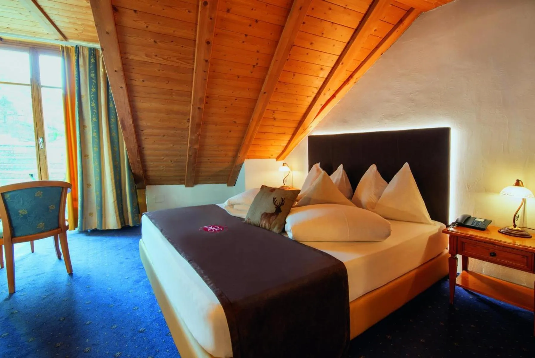 Bedroom, Bed in Hotel Engel