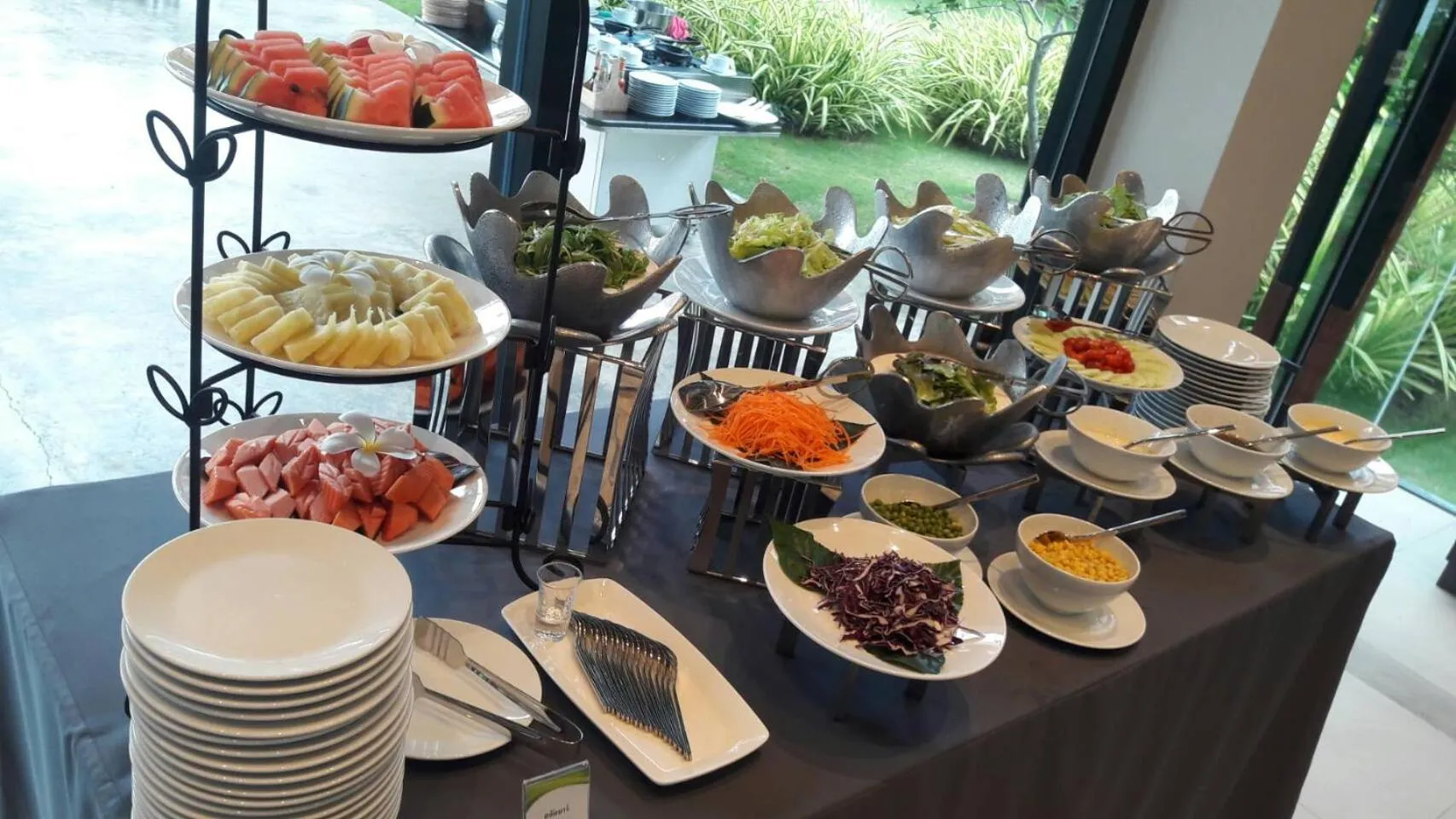 Food in Green Ville Laguna Hotel