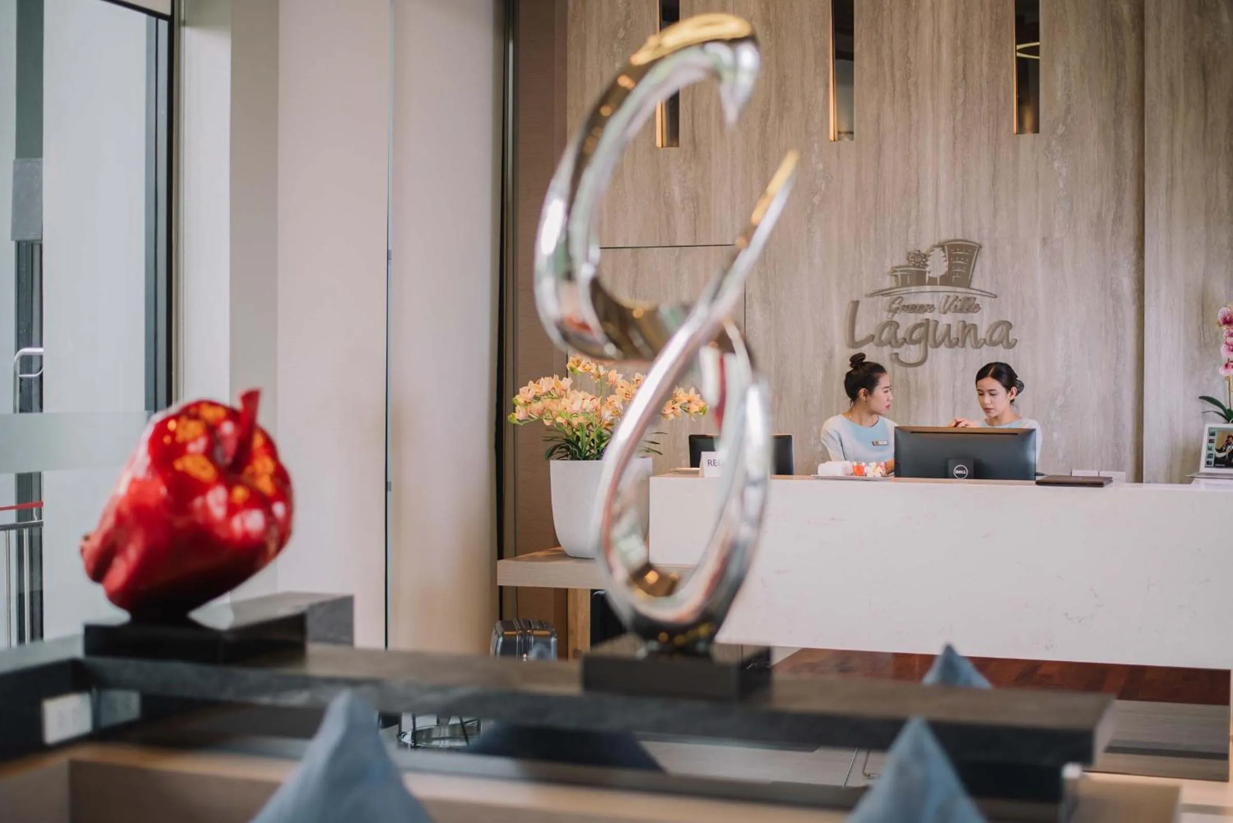 Staff in Green Ville Laguna Hotel