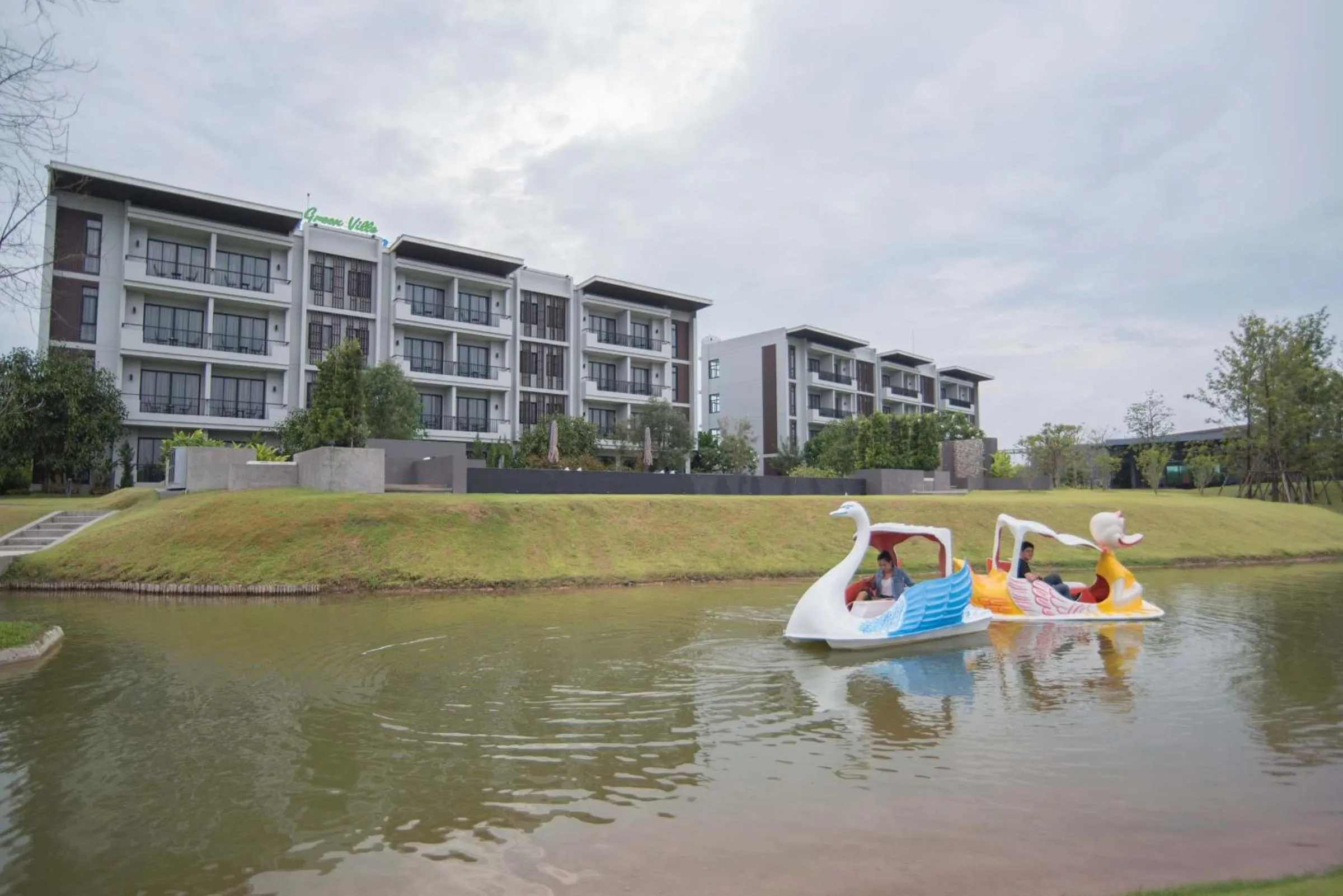 Lake view in Green Ville Laguna Hotel
