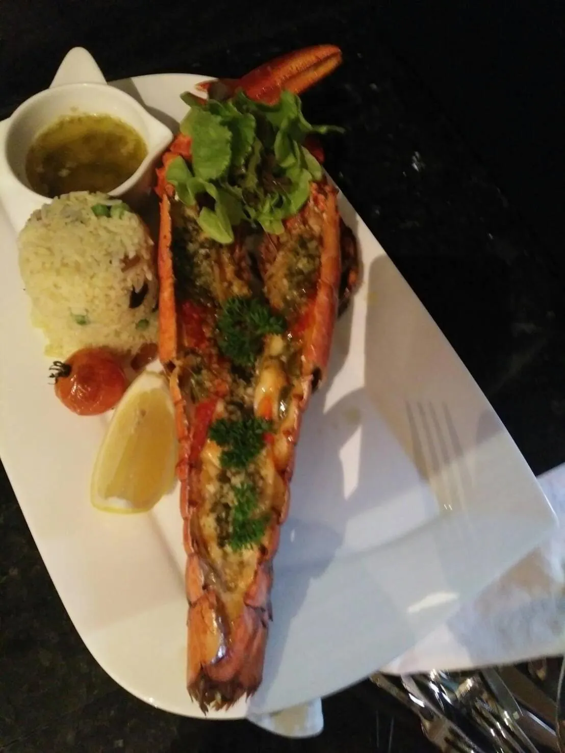 Food in Green Ville Laguna Hotel