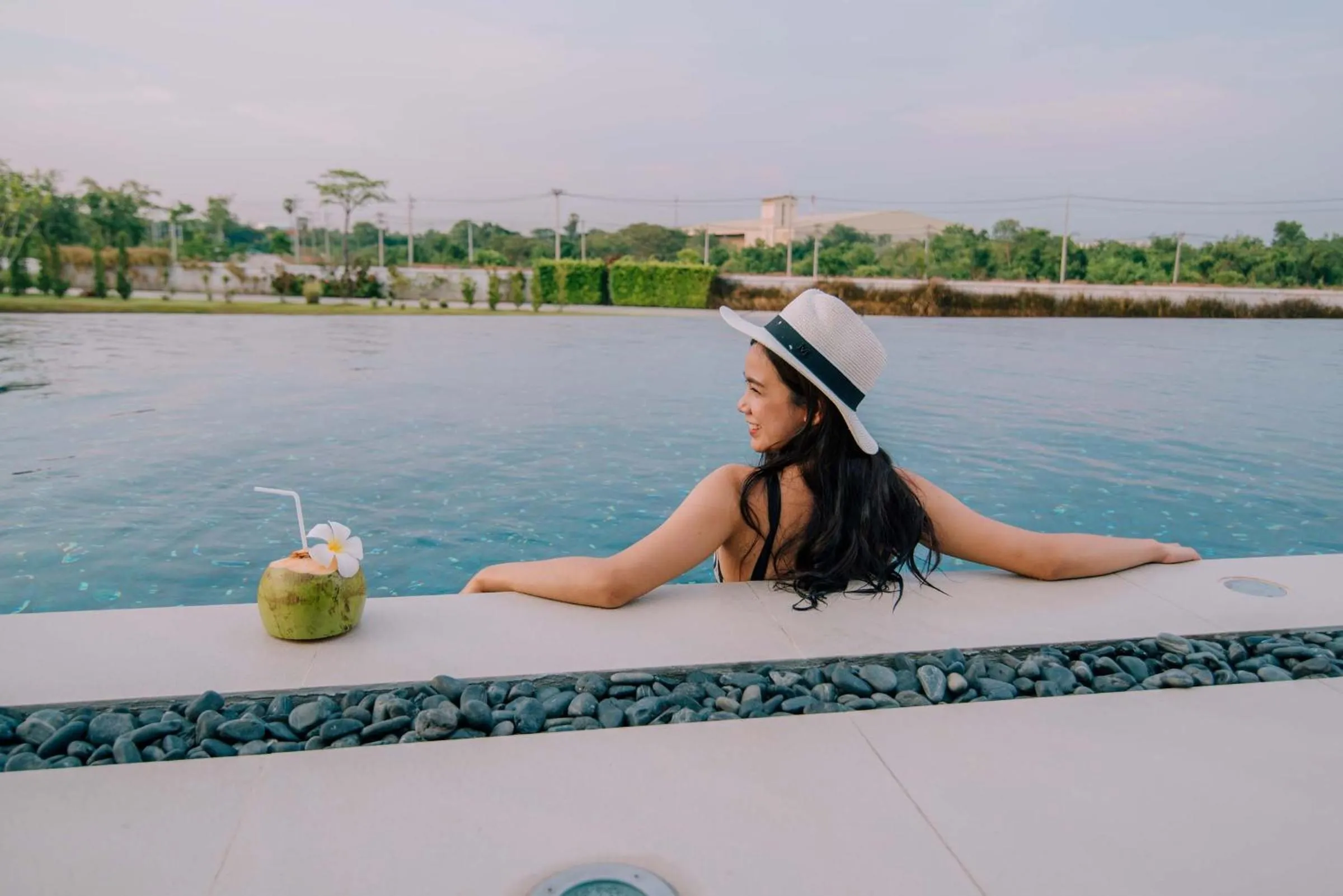 People in Green Ville Laguna Hotel