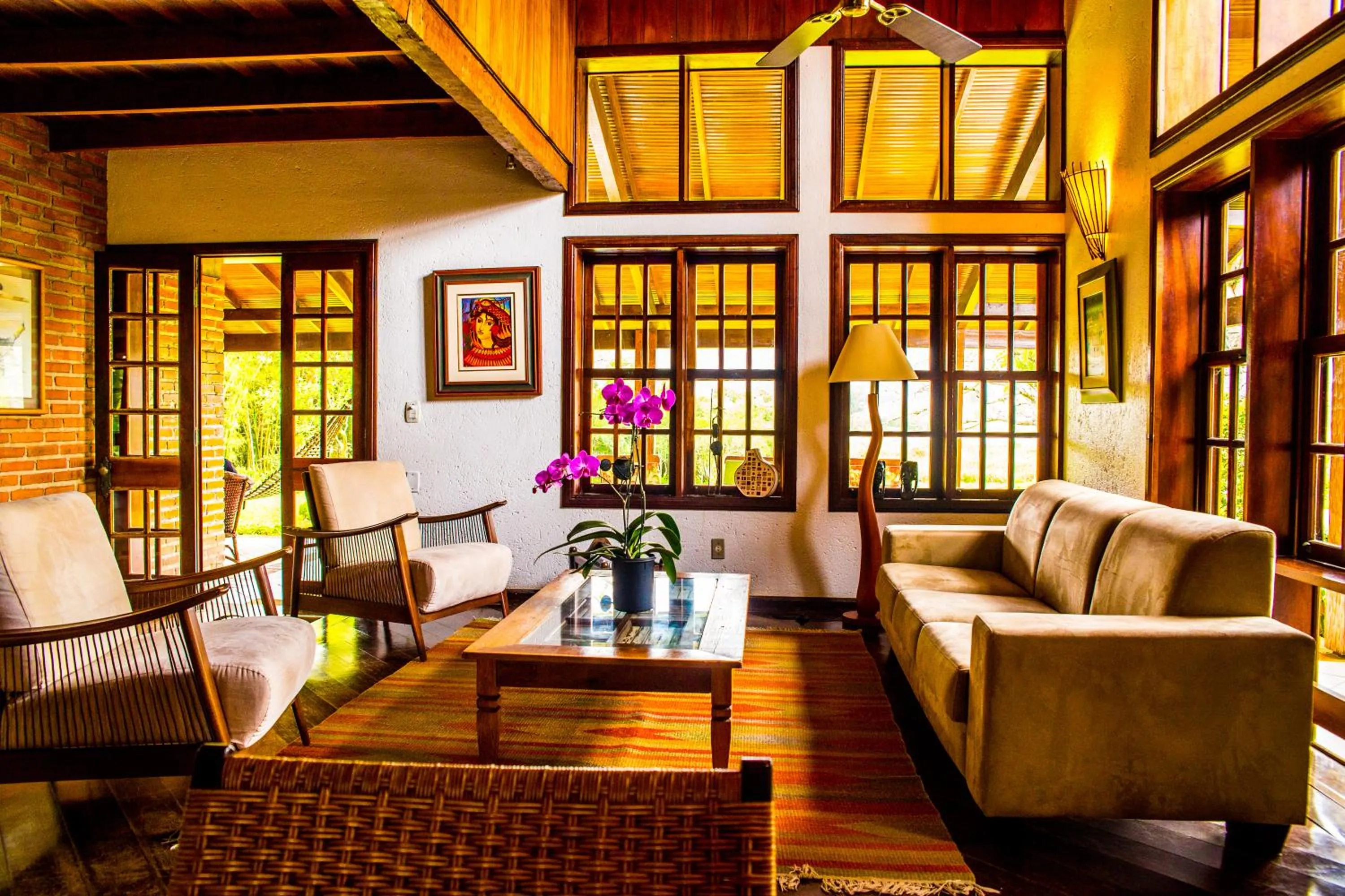 Seating area in Hotel Pousada da Lagoa - Casa Californiana