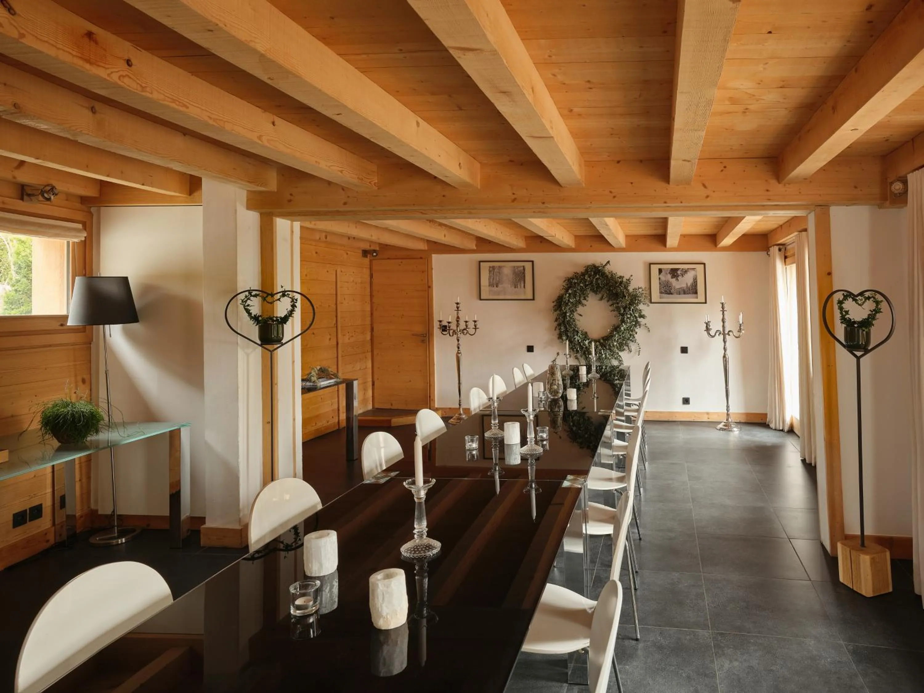 Dining area in Les Rives d'Argentière