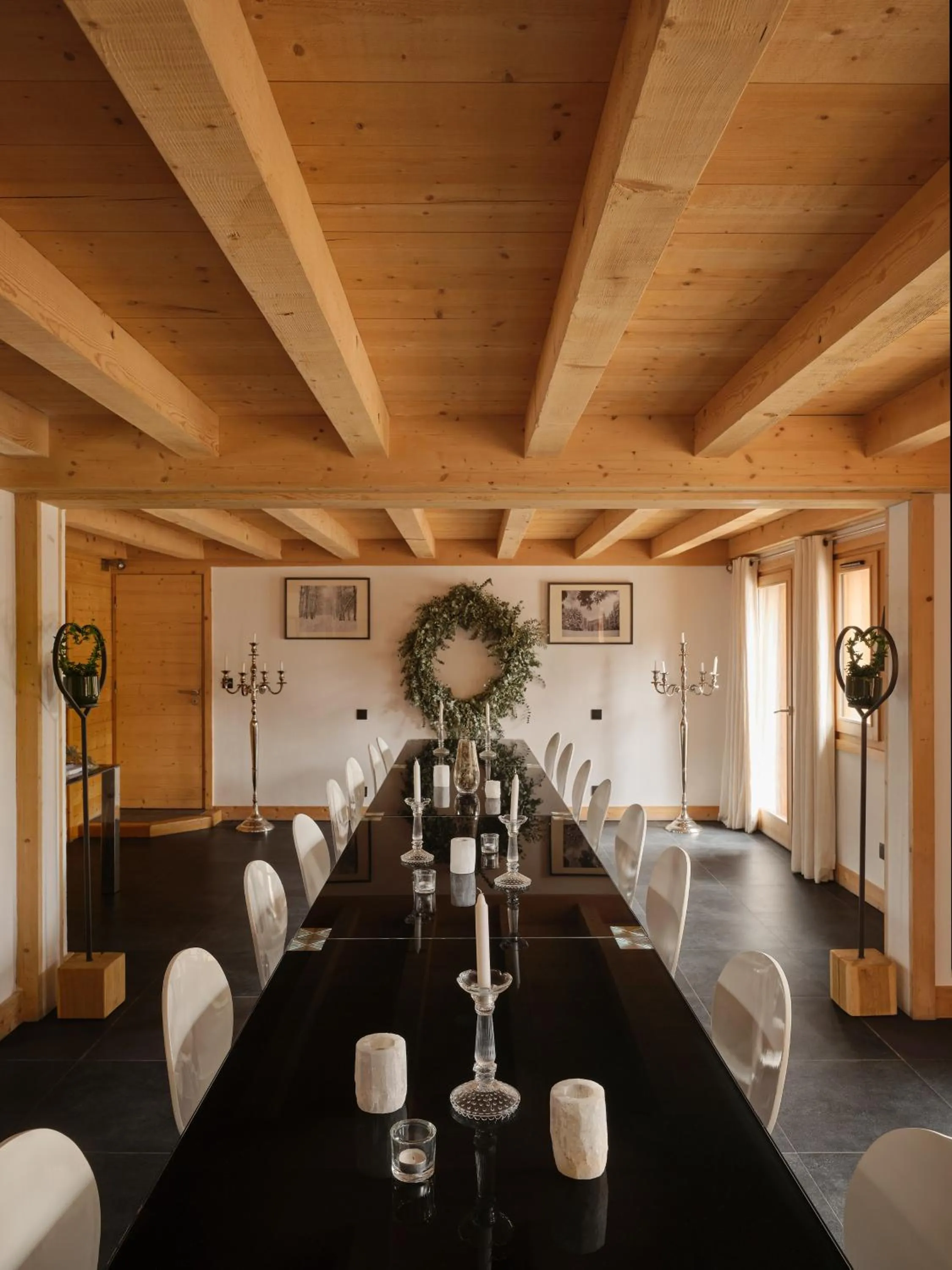 Dining area in Les Rives d'Argentière