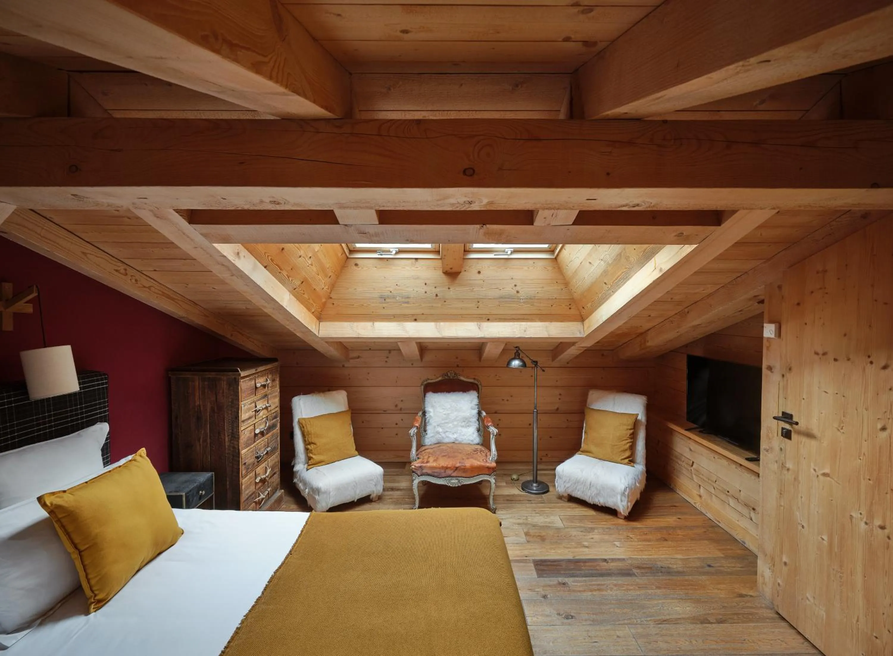 Bed in Les Rives d'Argentière