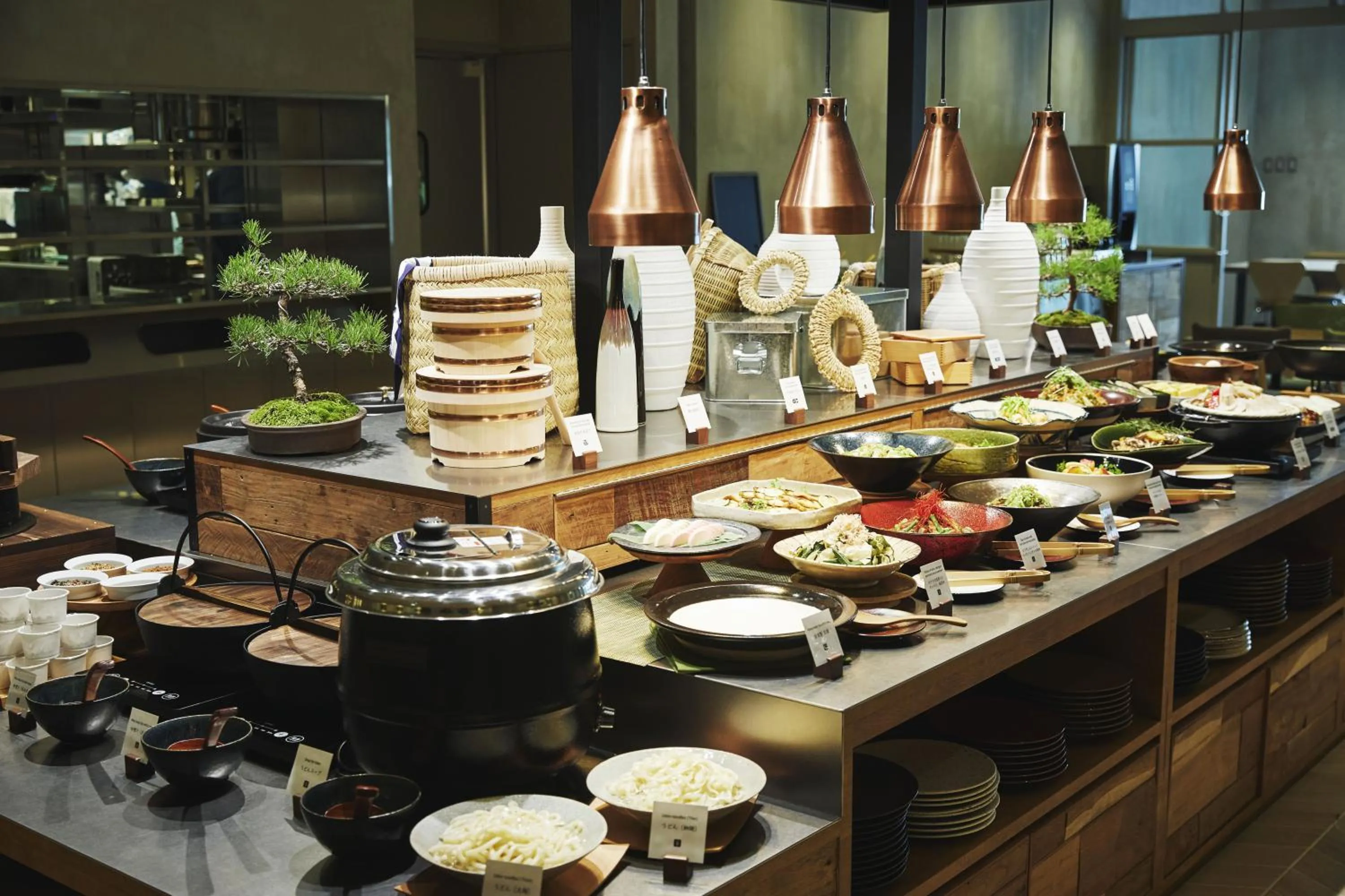 Buffet breakfast in hotel MONday Premium TOYOSU