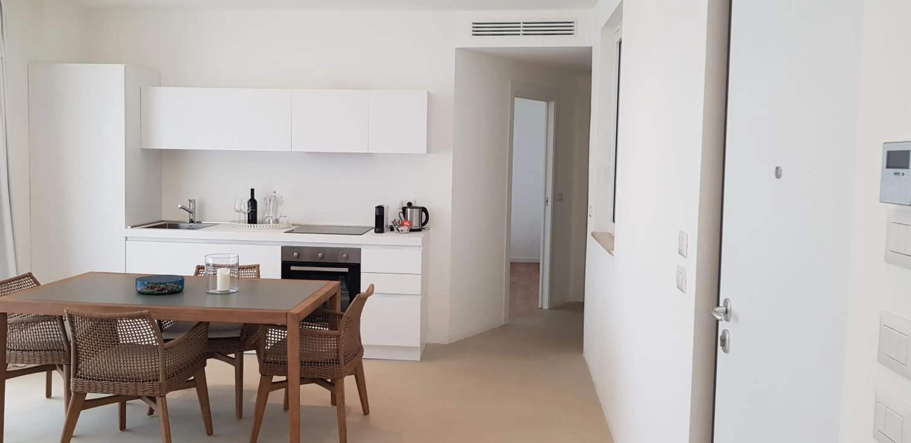 Kitchen or kitchenette in Iancu Charme Apartments