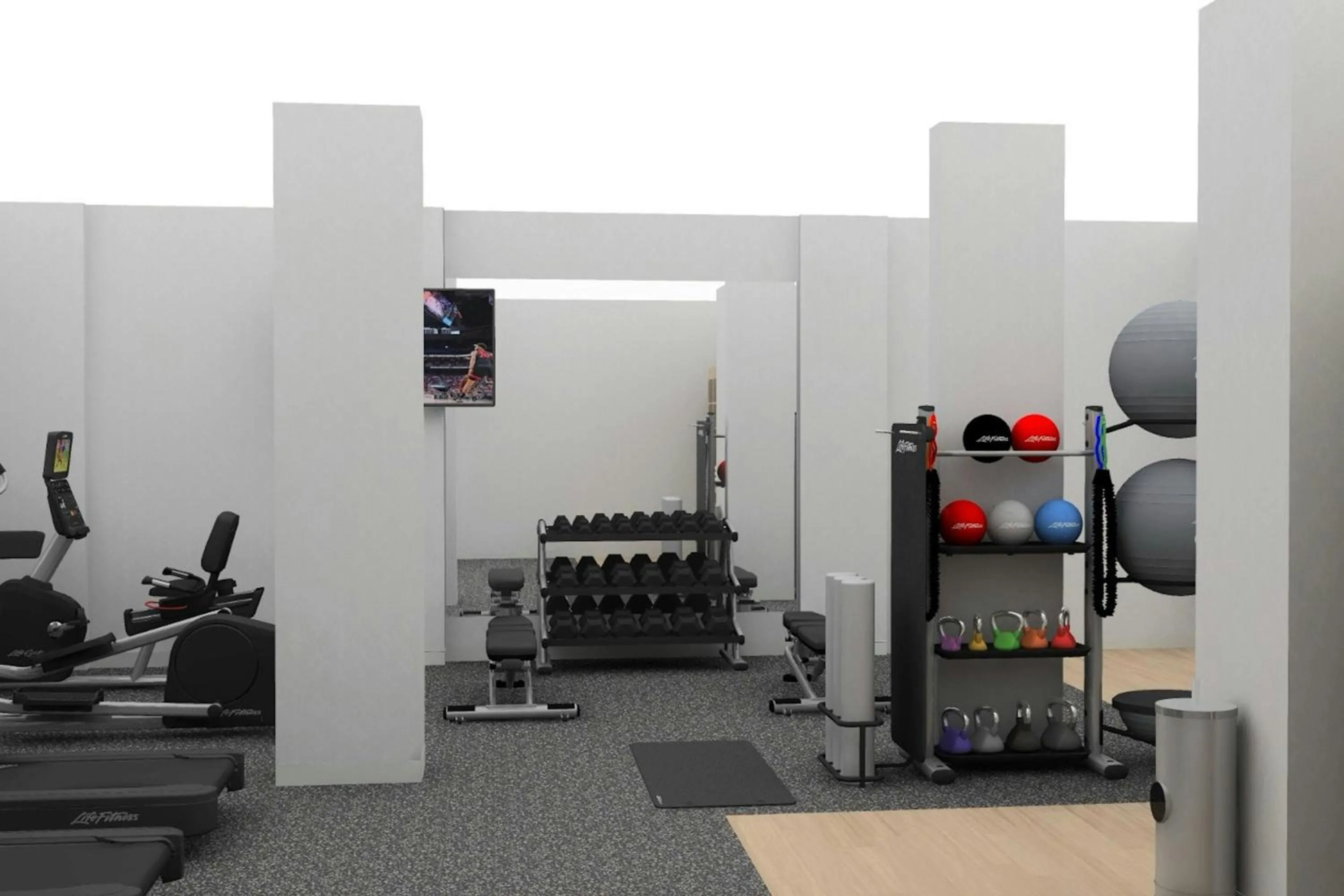 Fitness centre/facilities in Fairfield by Marriott Inn & Suites Georgetown Lexington