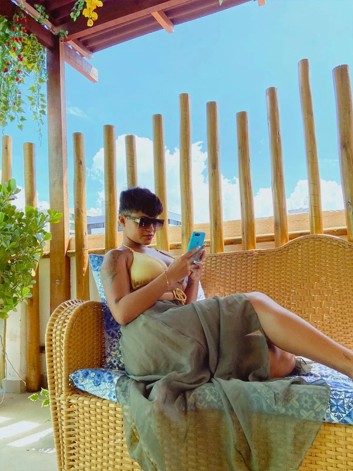 Swimming pool in Pousada Capital das Águas