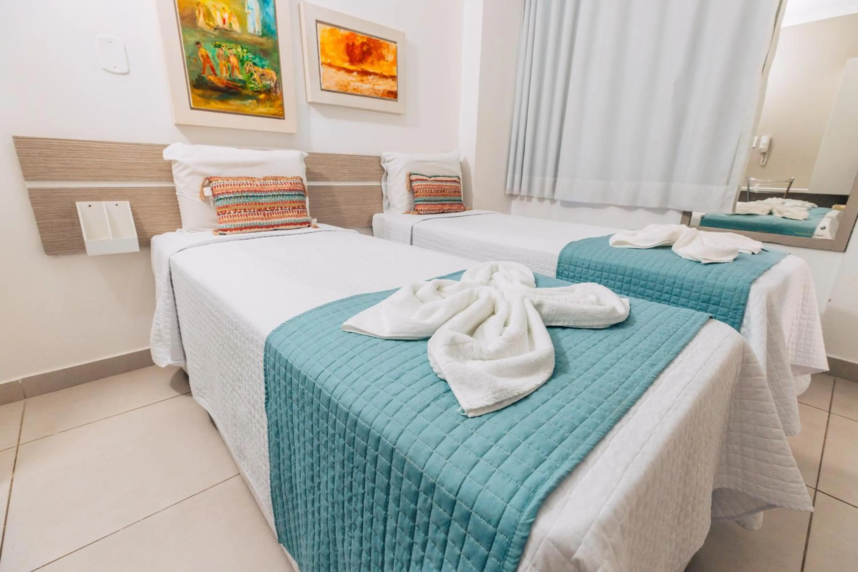 Bed in Pousada Capital das Águas