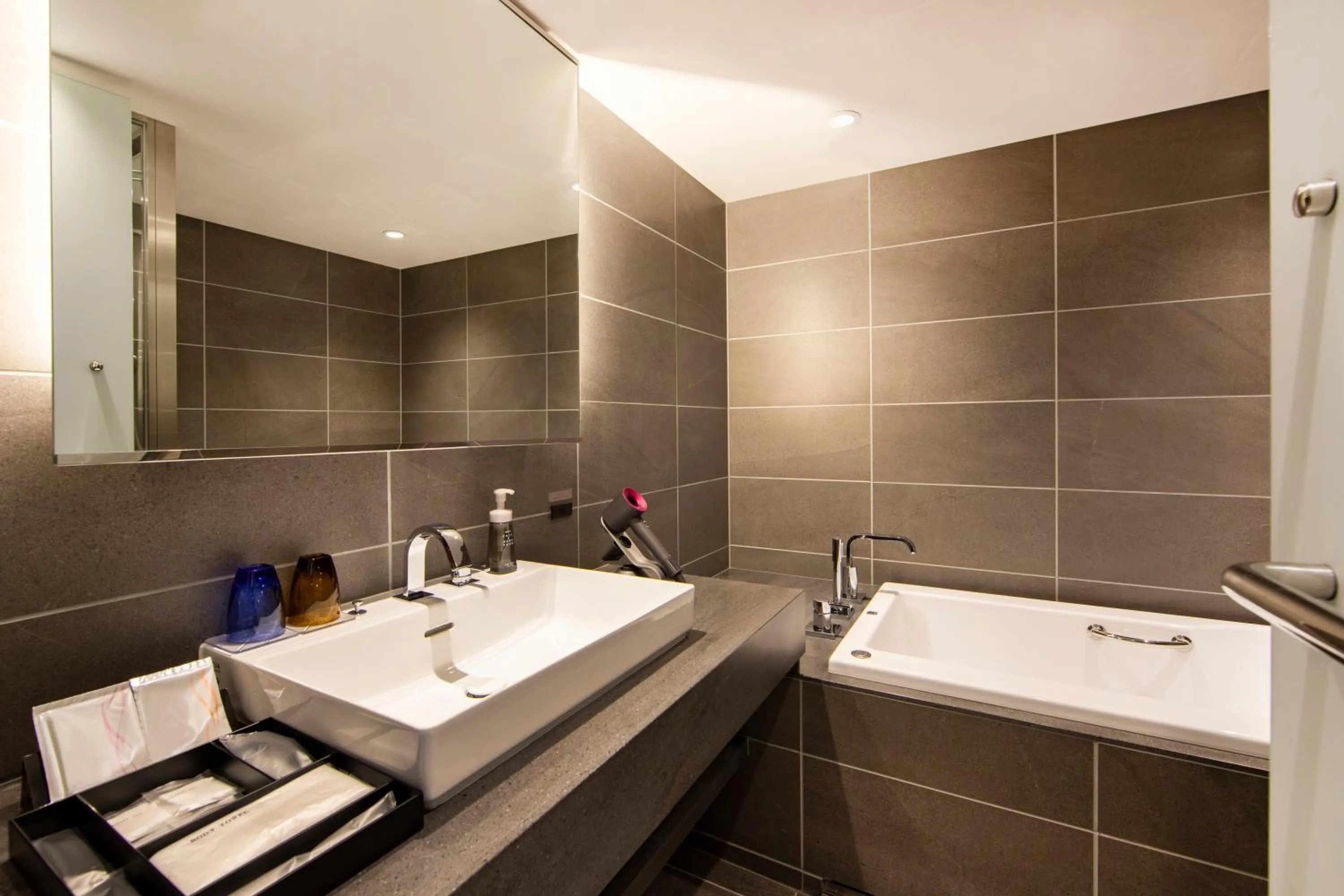 Bathroom in karaksa hotel premier Tokyo Ginza