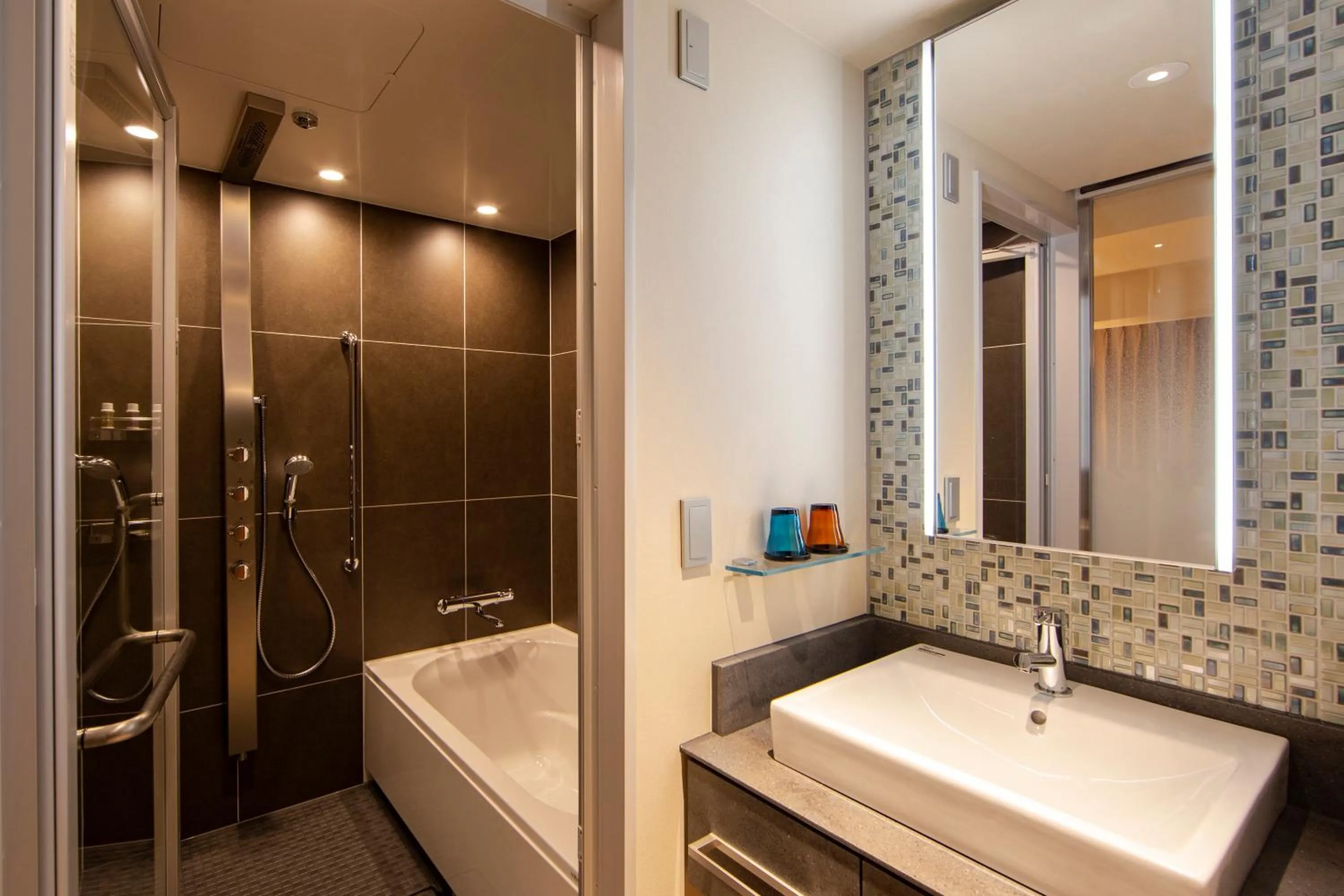 Bathroom in karaksa hotel premier Tokyo Ginza