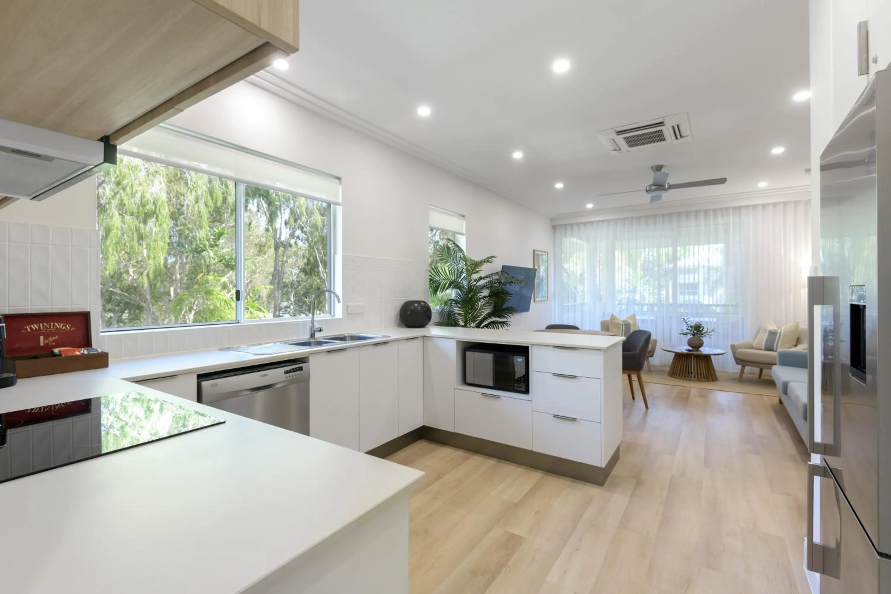 kitchen in Mandalay Luxury Beachfront Apartments