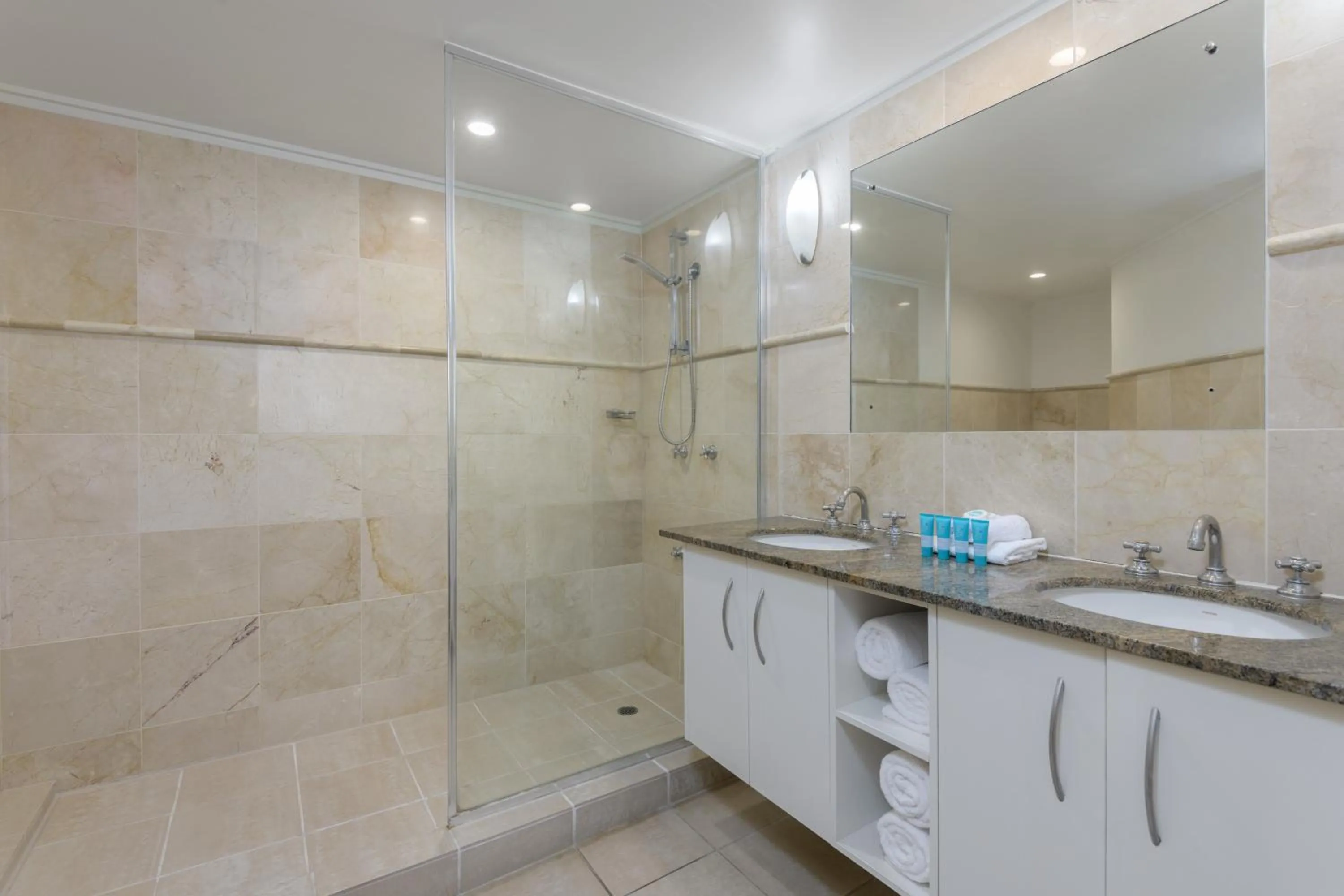 Shower in Mandalay Luxury Beachfront Apartments