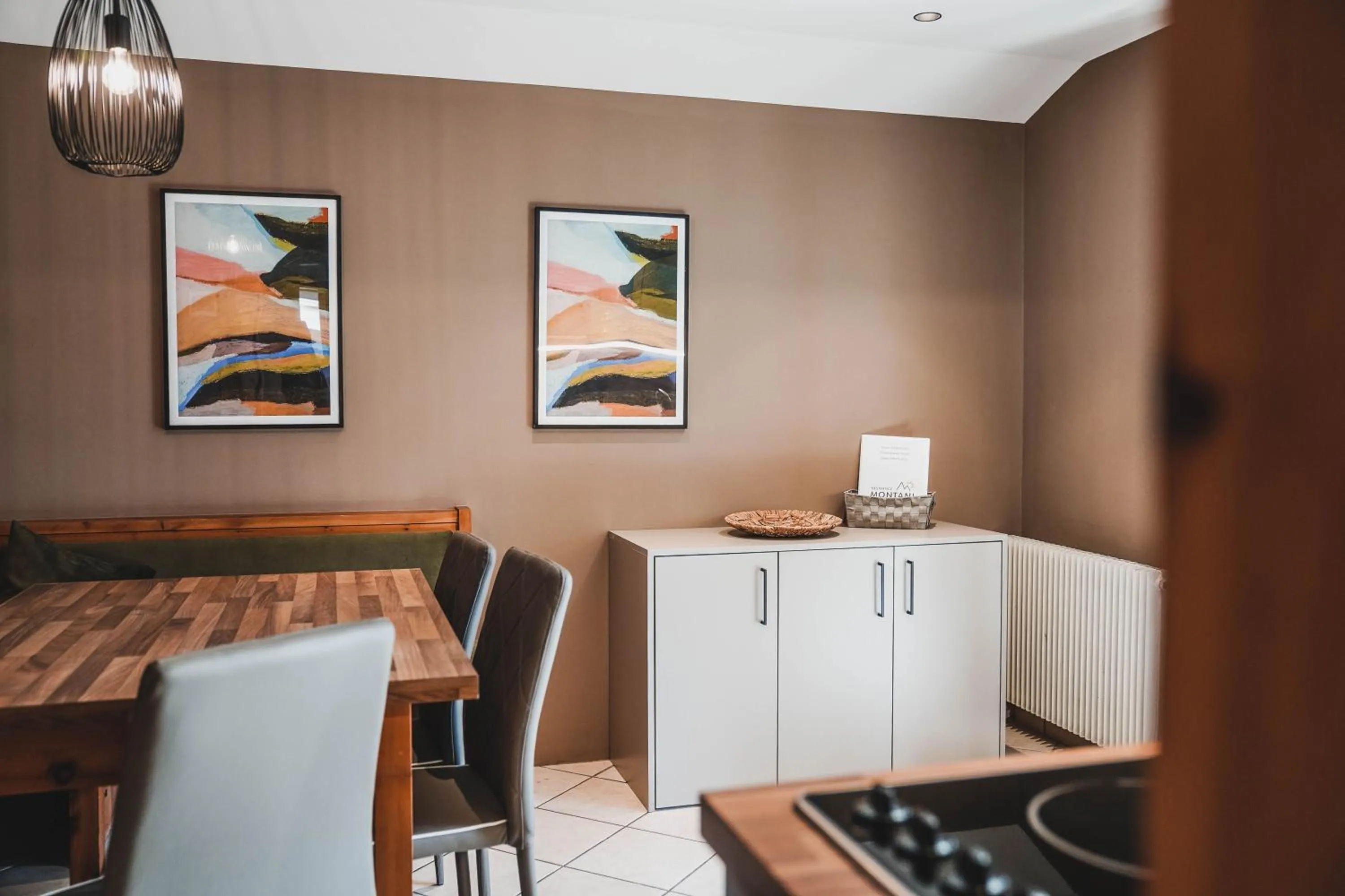 Dining area in Residence Montani