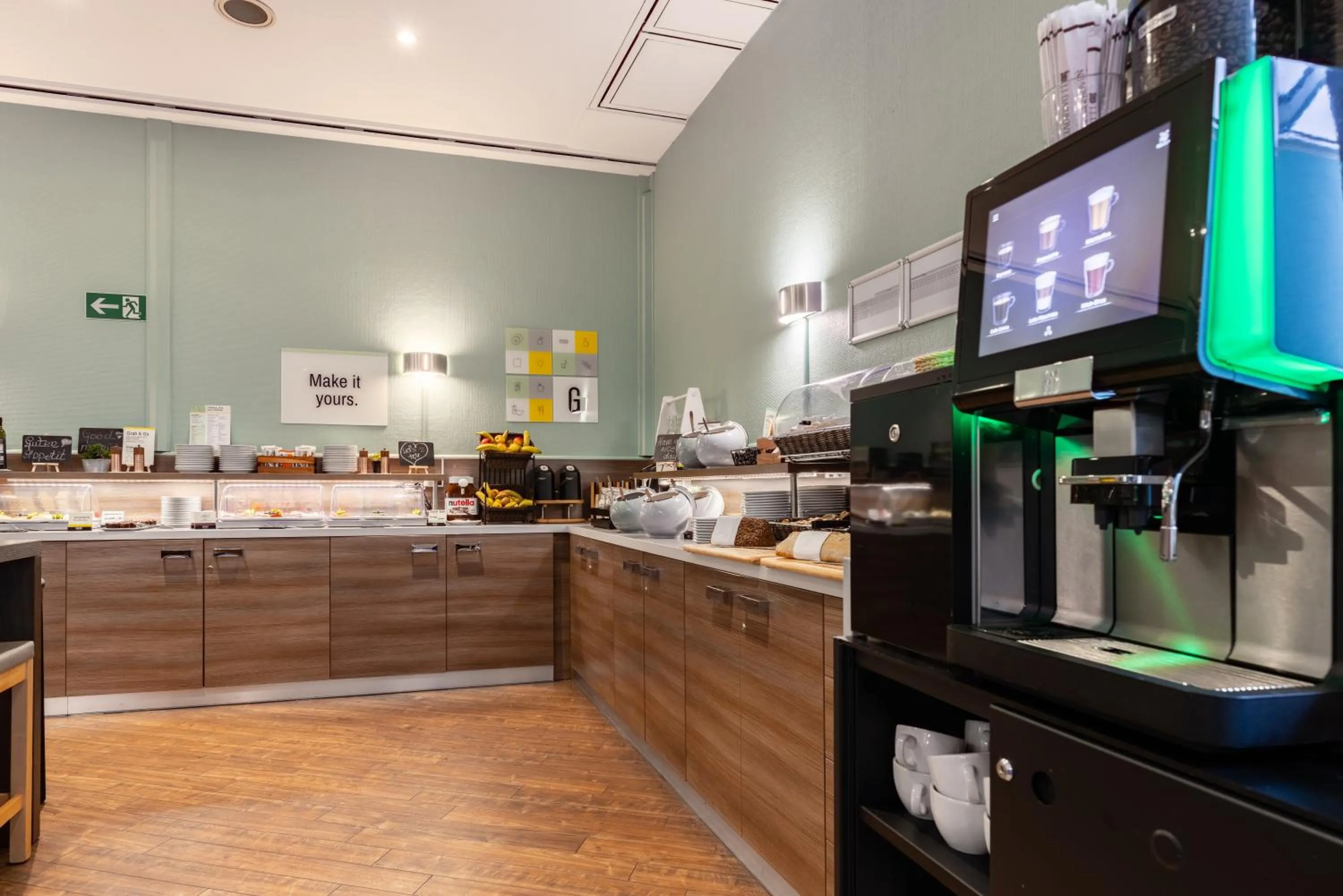 Buffet breakfast in Garner Hotel Dusseldorf - Main Station by IHG