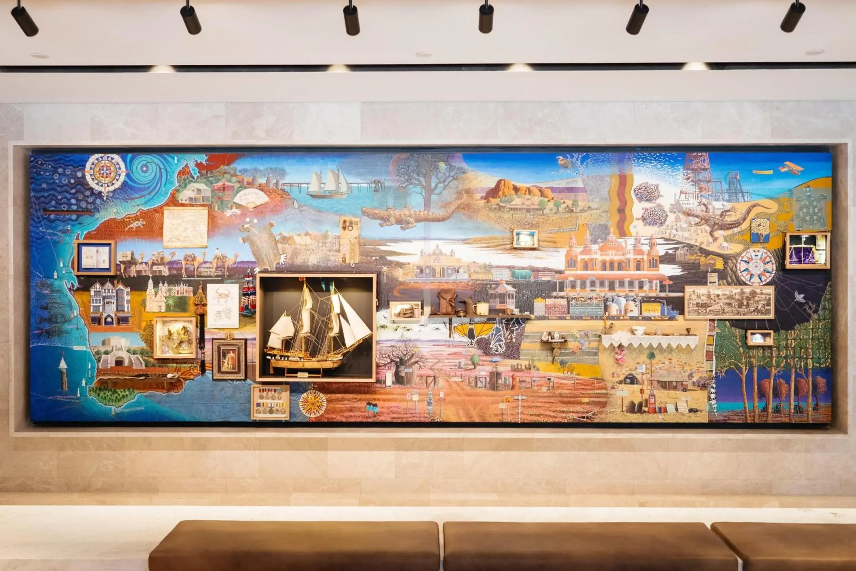 Lobby or reception in Parmelia Hilton Perth Lobby or reception in Parmelia Hilton Perth