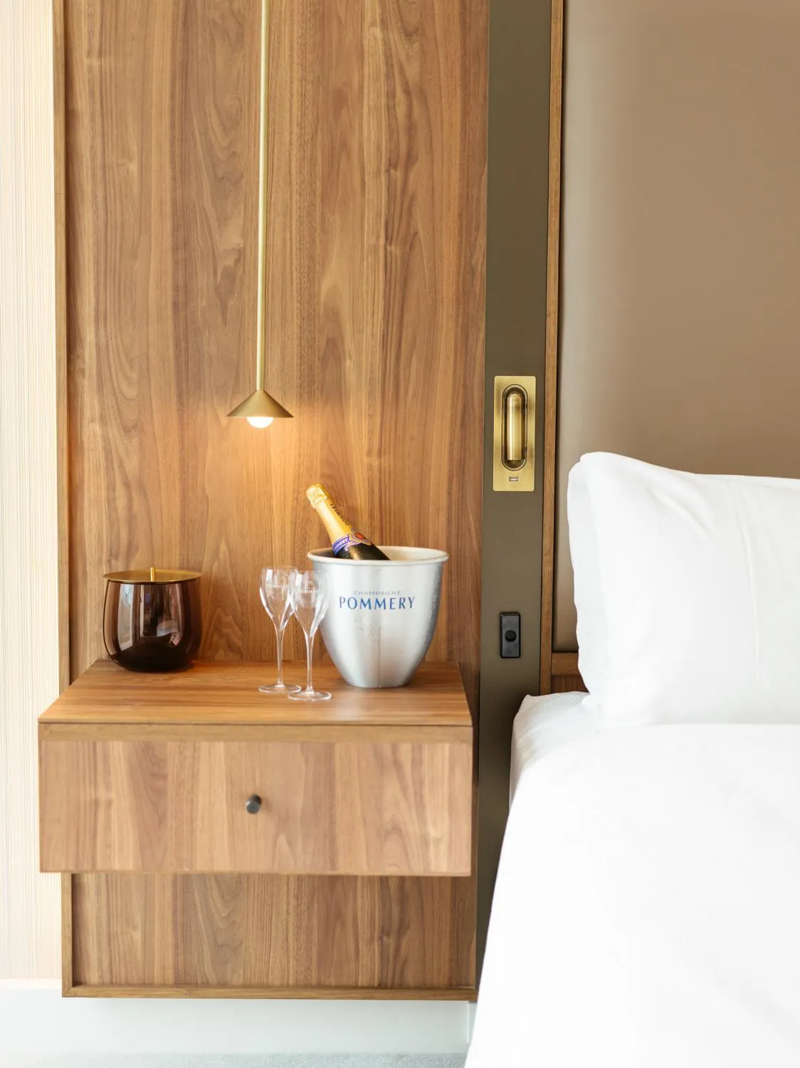 Bed in Parmelia Hilton Perth