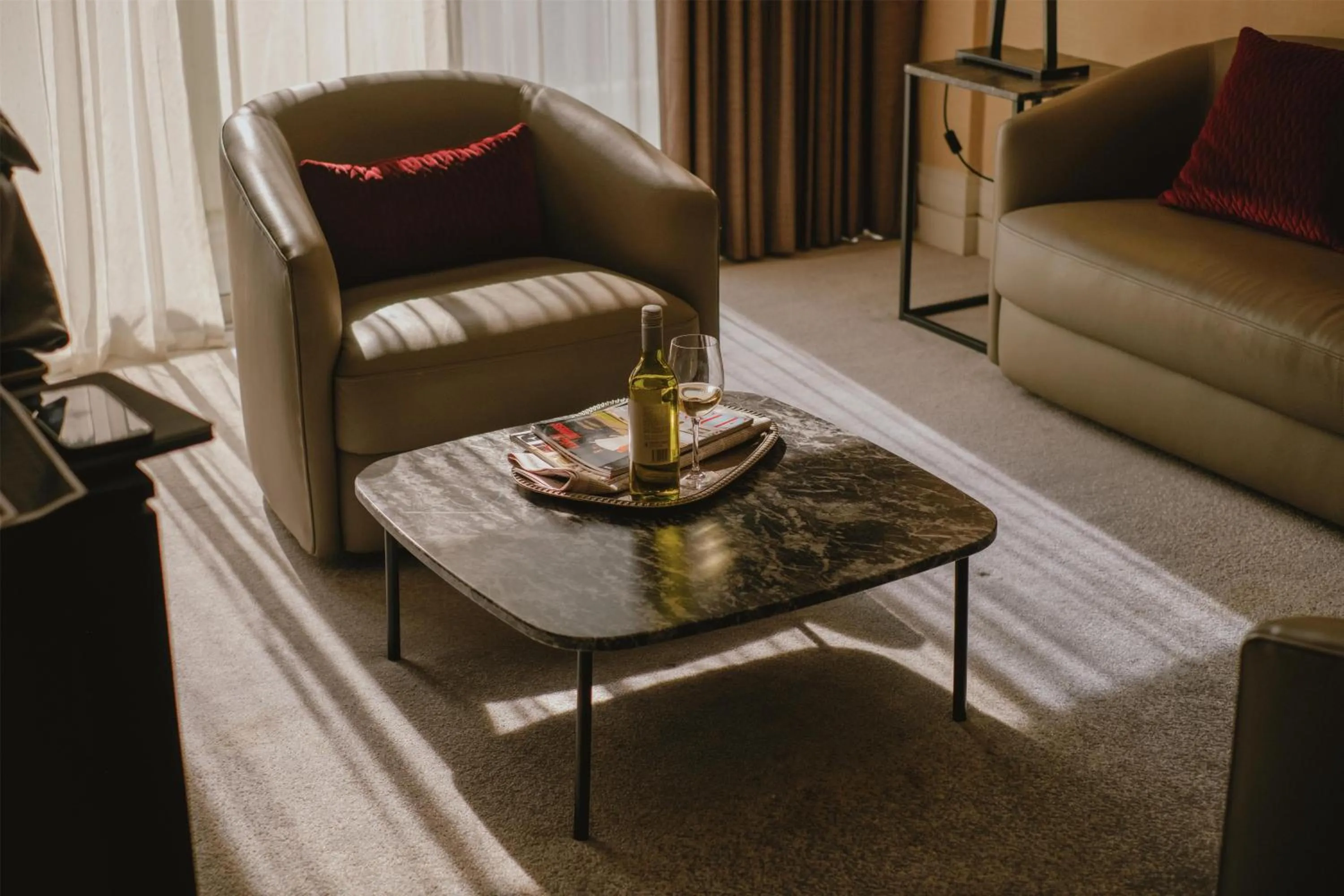 Living room in Parmelia Hilton Perth