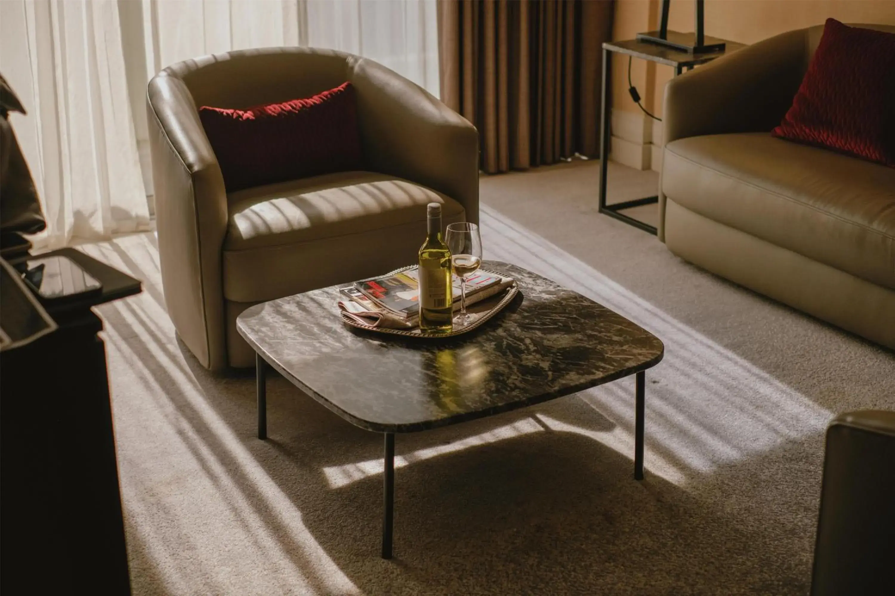 Living room in Parmelia Hilton Perth Living room in Parmelia Hilton Perth