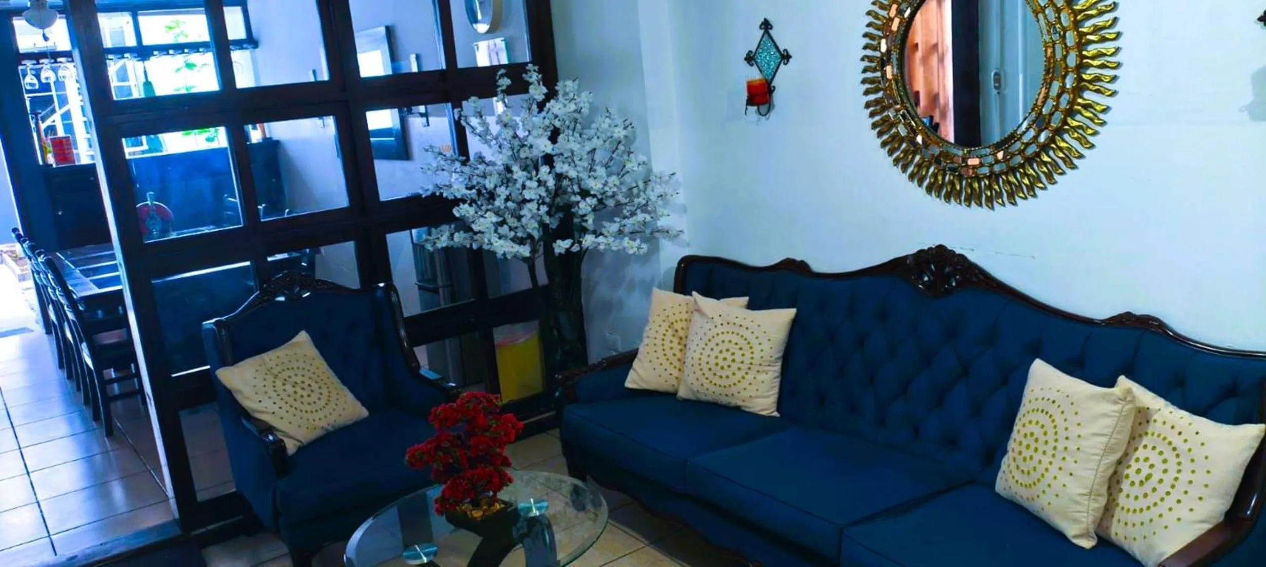 Living room in Hotel Tazumal House