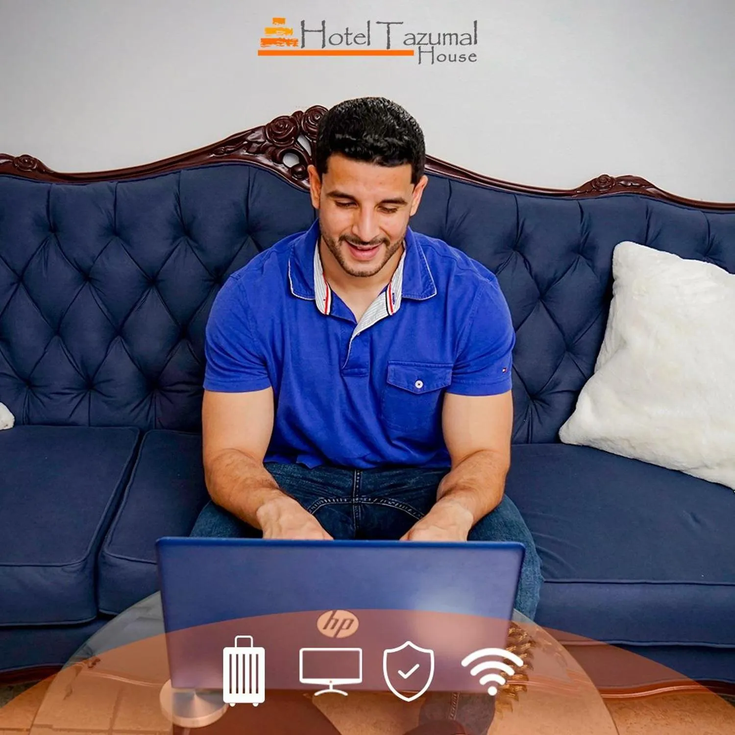 Living room in Hotel Tazumal House