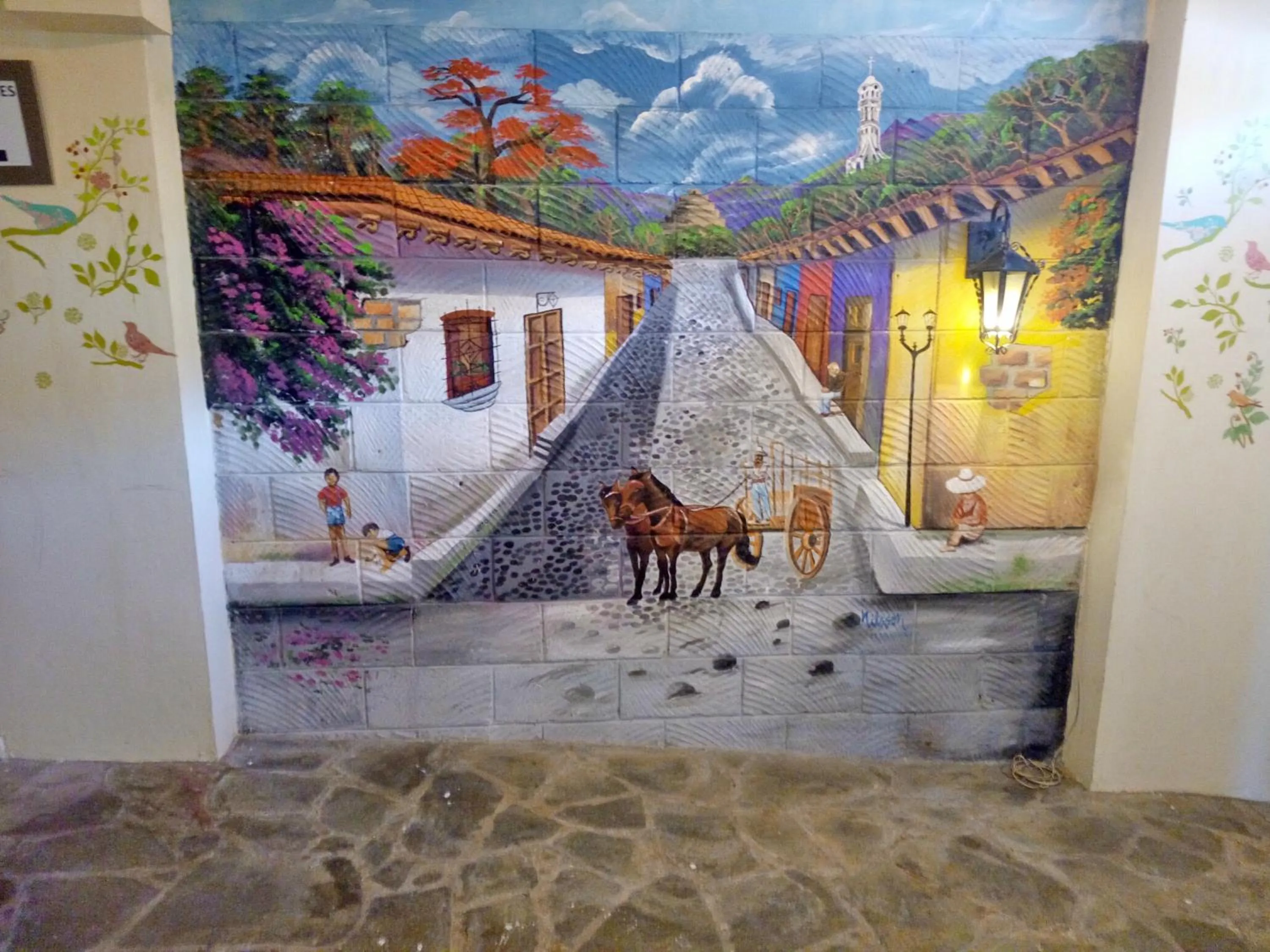 Decorative detail in Hotel Tazumal House