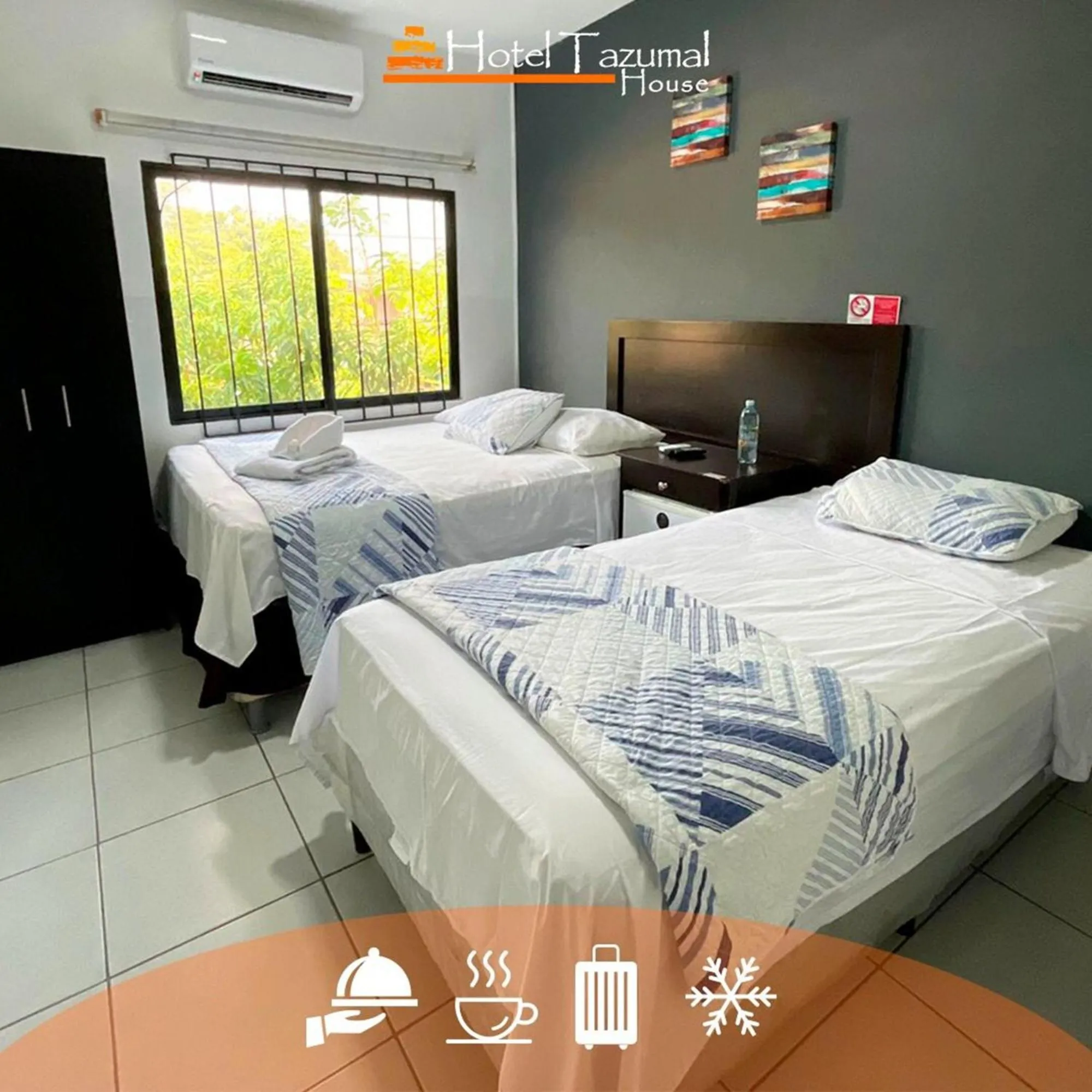 furniture, Bed in Hotel Tazumal House