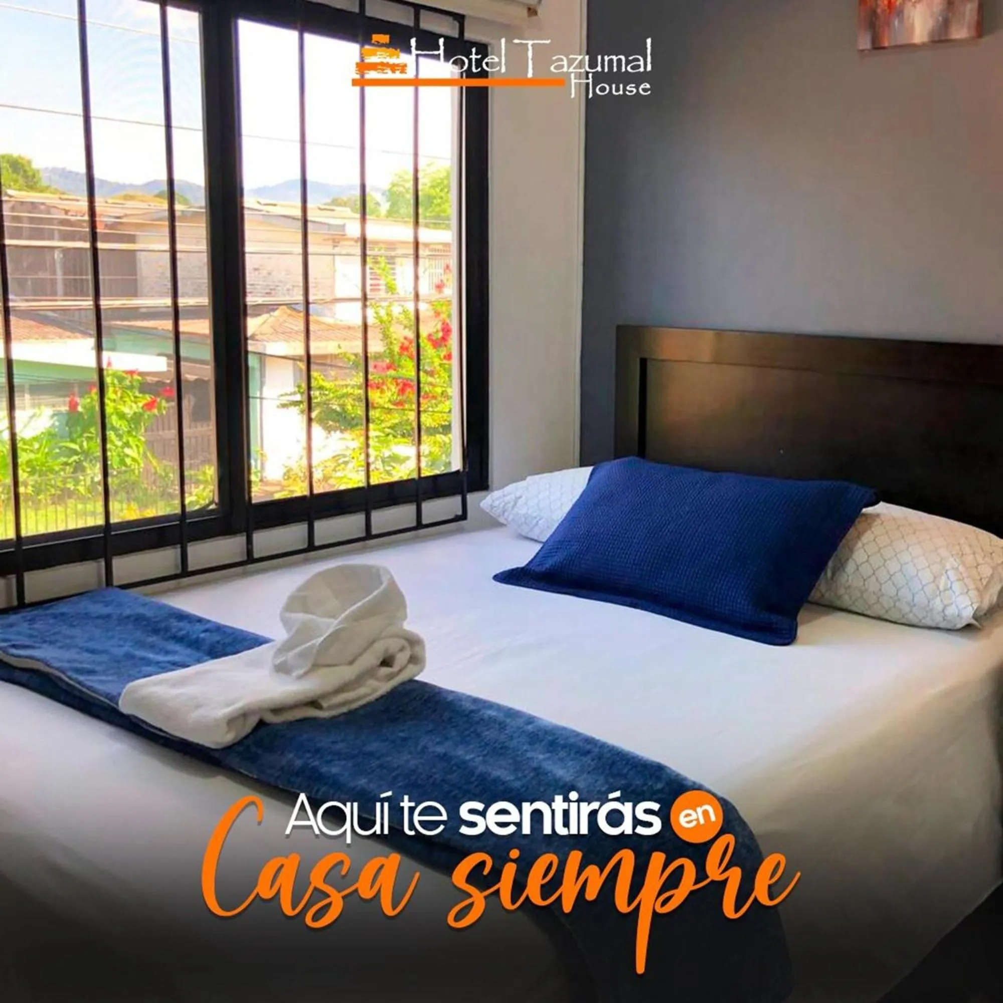 Street view, Bed in Hotel Tazumal House