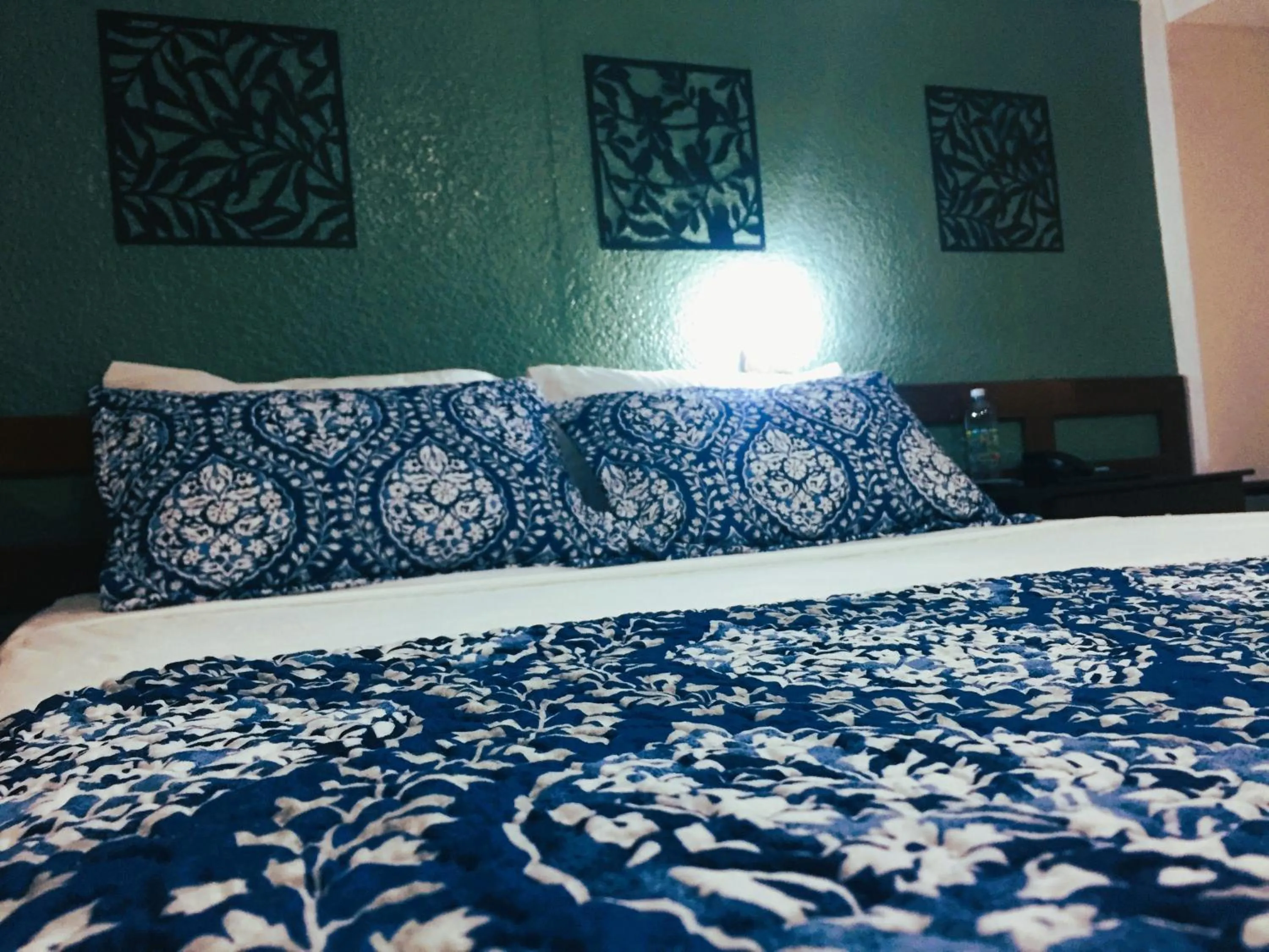 Bed in Hotel Tazumal House