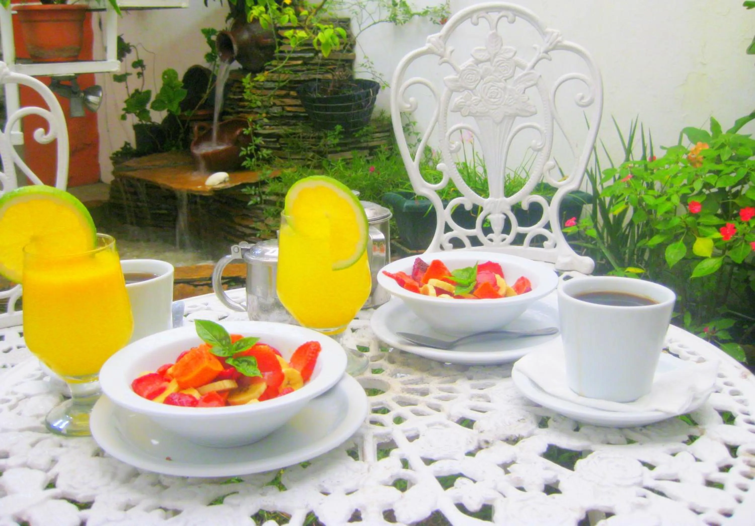 Food and drinks in Hotel Tazumal House