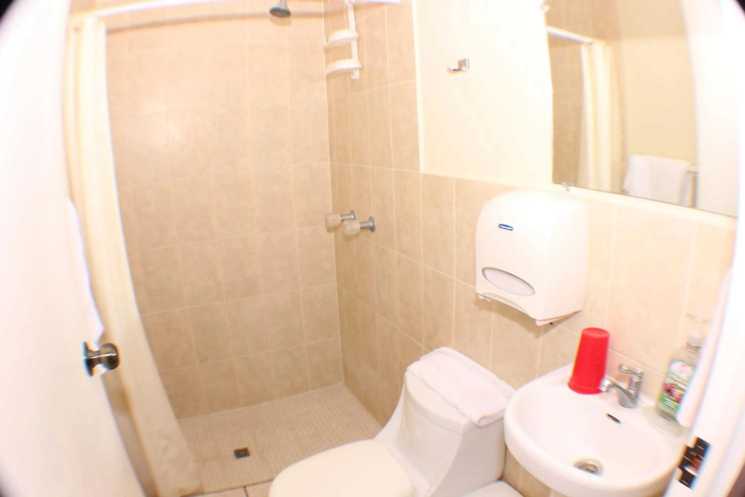 Bathroom in Hotel Tazumal House