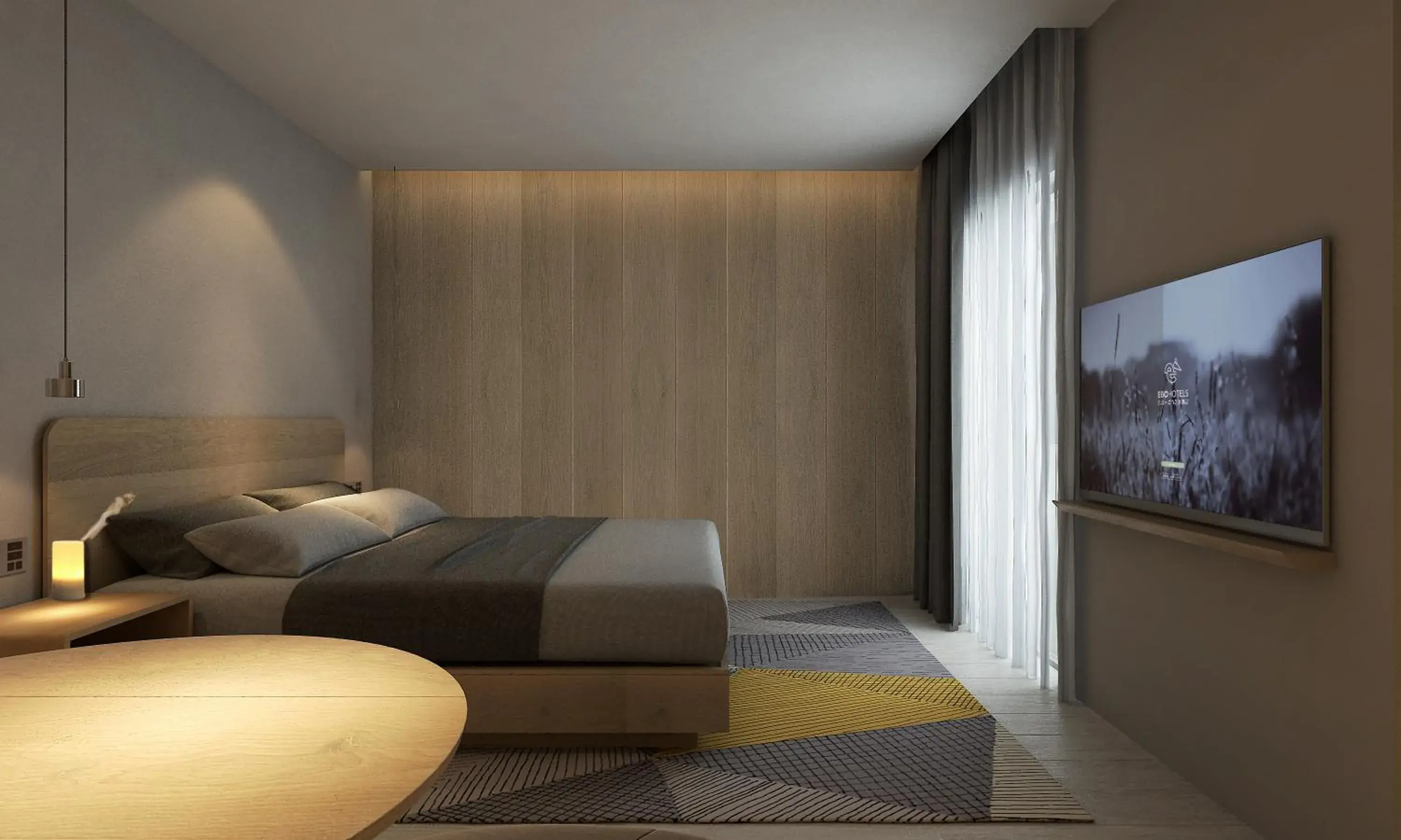 Double Room with Balcony - single occupancy in EBO Hotel Hangzhou Wulin Double Room with Balcony - single occupancy in EBO Hotel Hangzhou Wulin