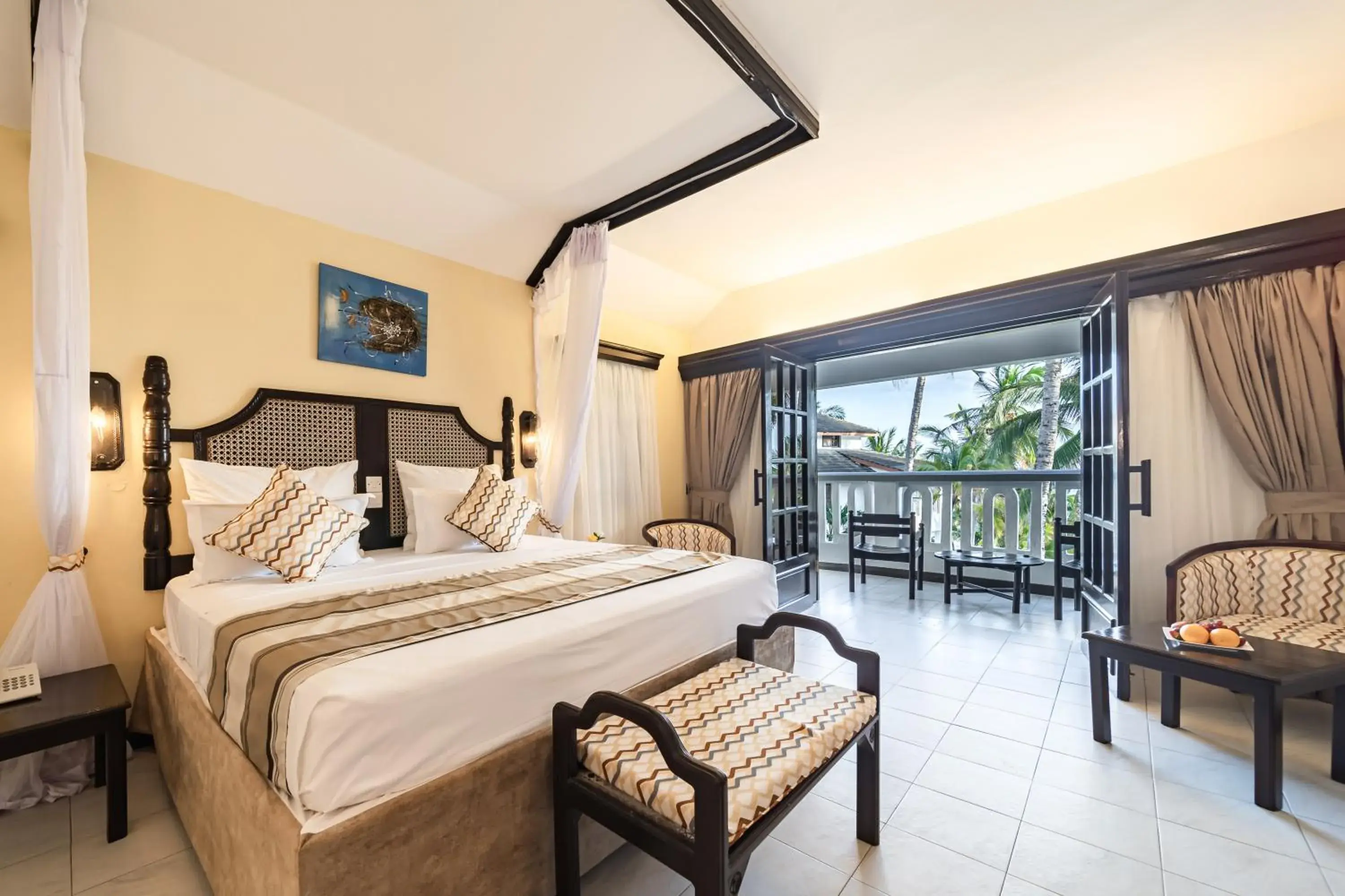 Bed in PrideInn Flamingo Beach Resort & Spa Mombasa Bed in PrideInn Flamingo Beach Resort & Spa Mombasa